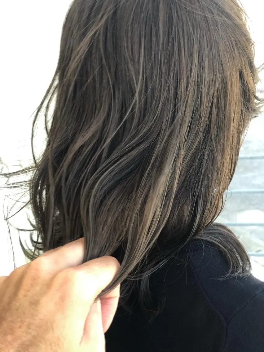 ロング カラー アッシュ Snaly カラー特化ページのヘアスタイル
