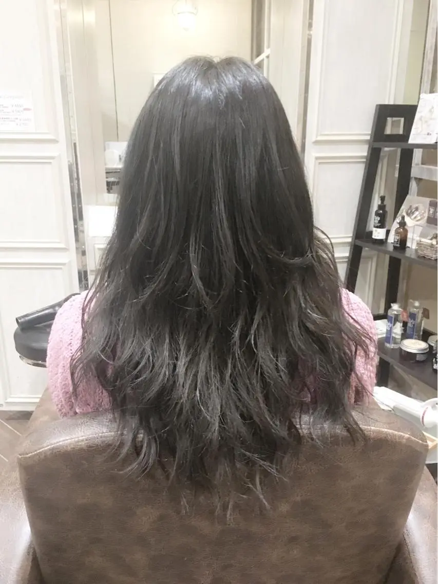 セミロング カラー アディクシーカラー 髪質改善/ 艶髪カラー/益田直幸のヘアスタイル