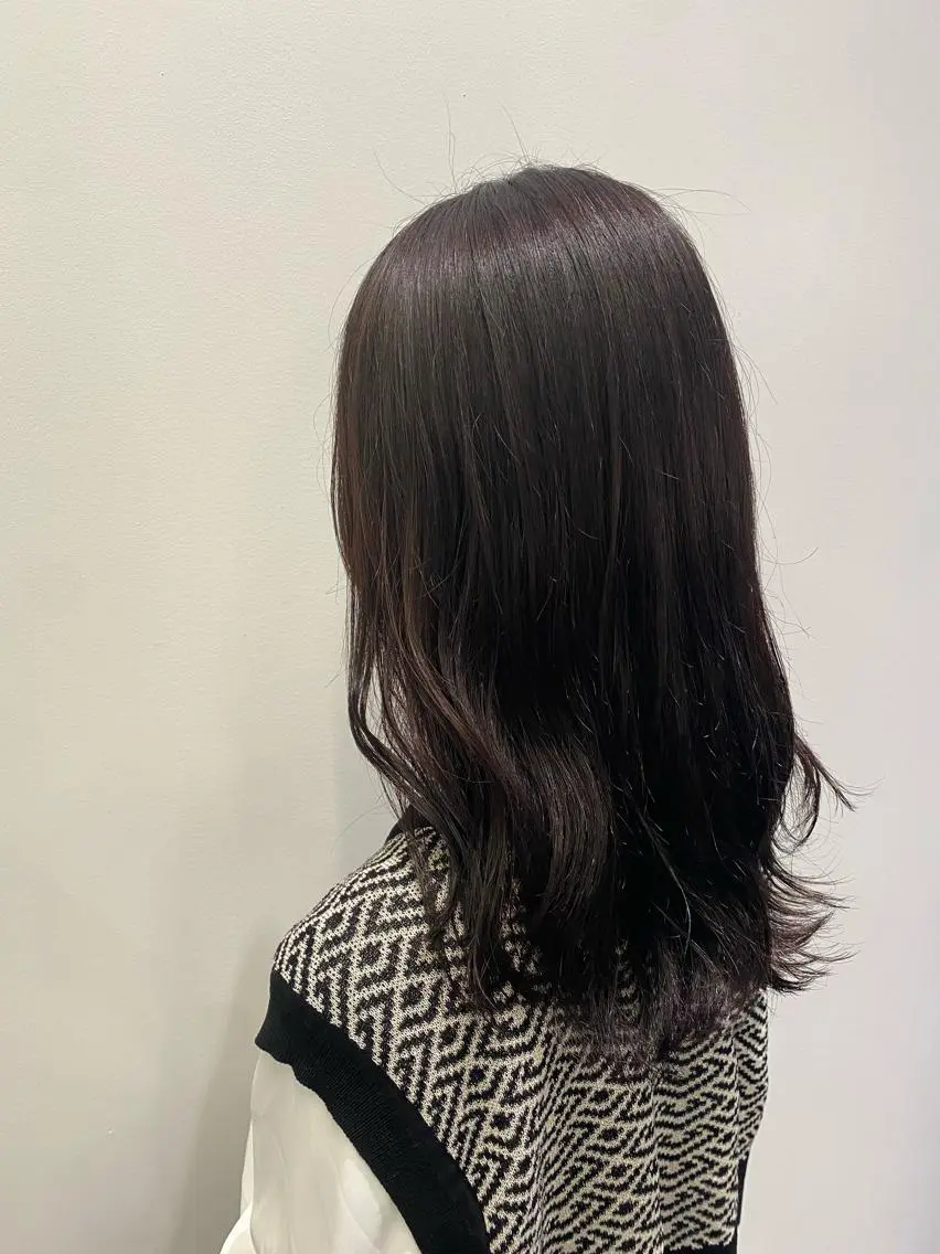 ミディアム カラー ブラウンカラー レッドカラー レッドブラウン カット ヘアカラー トリートメント ✨透明感カラー✨ 🦖佐々木未来🦕のヘアスタイル