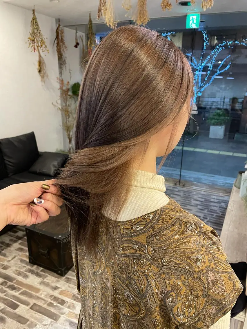 セミロング カラー インナーカラー ヘアカラー m ā l o.🌷 サカモトマイコのヘアスタイル