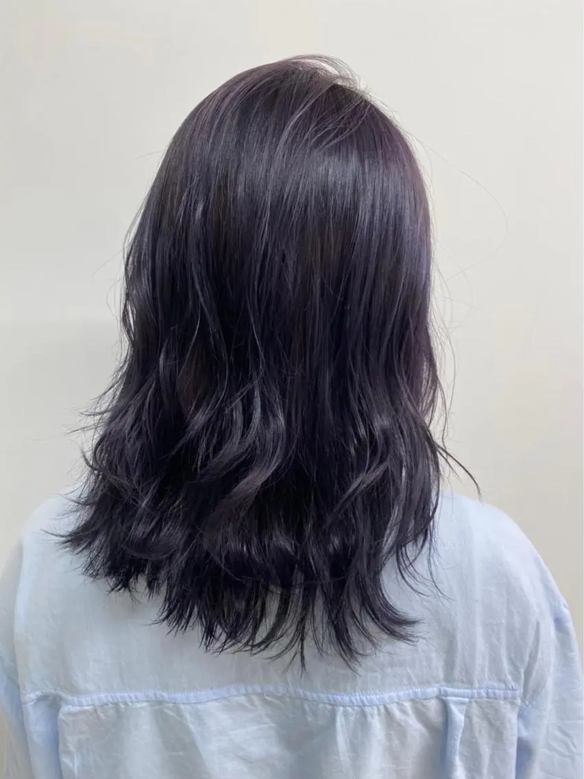 セミロング ヘアアレンジ メンズ ヘアカラー 🫧ハイトーン🫧 ベージュ🫧徹哉のヘアスタイル
