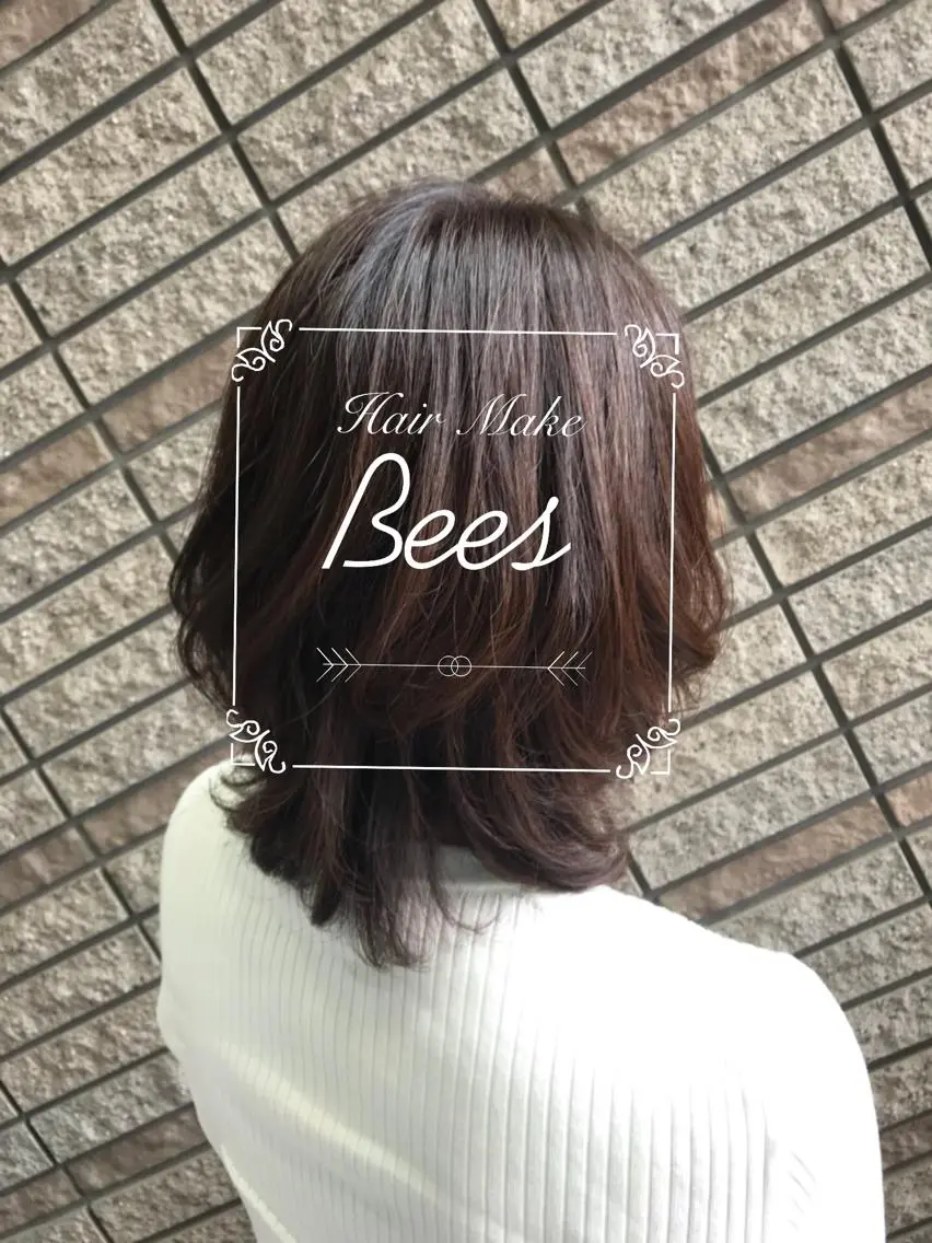 ミディアム カラー イルミナカラー 奈良崎 和弘のヘアスタイル