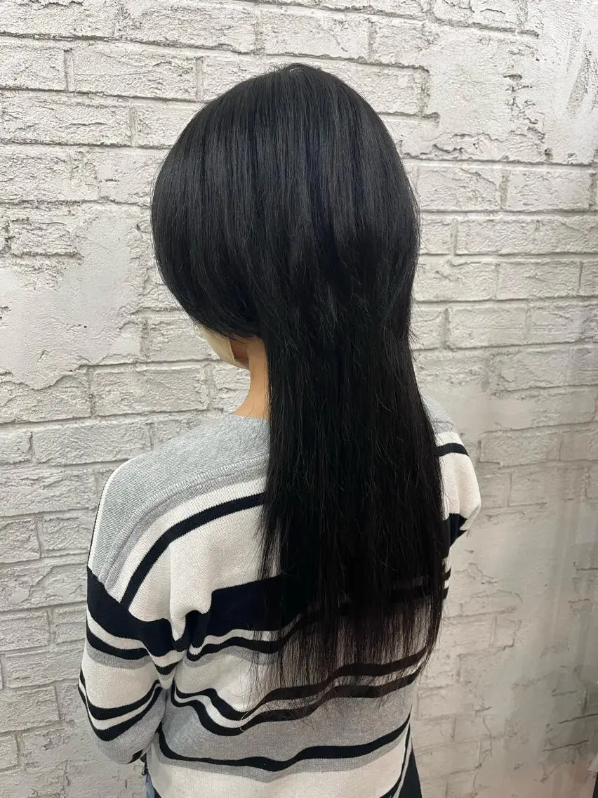 ロング ロング ウルフカット 🪽髪質改善矯正 🤍MIU🤍のヘアスタイル