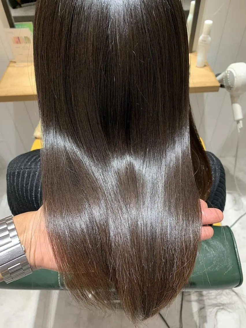 ロング カラー 髪質改善 縮毛矯正 カット ヘアカラー トリートメント arts茅ヶ崎 エリアNO1髪質改善のヘアスタイル