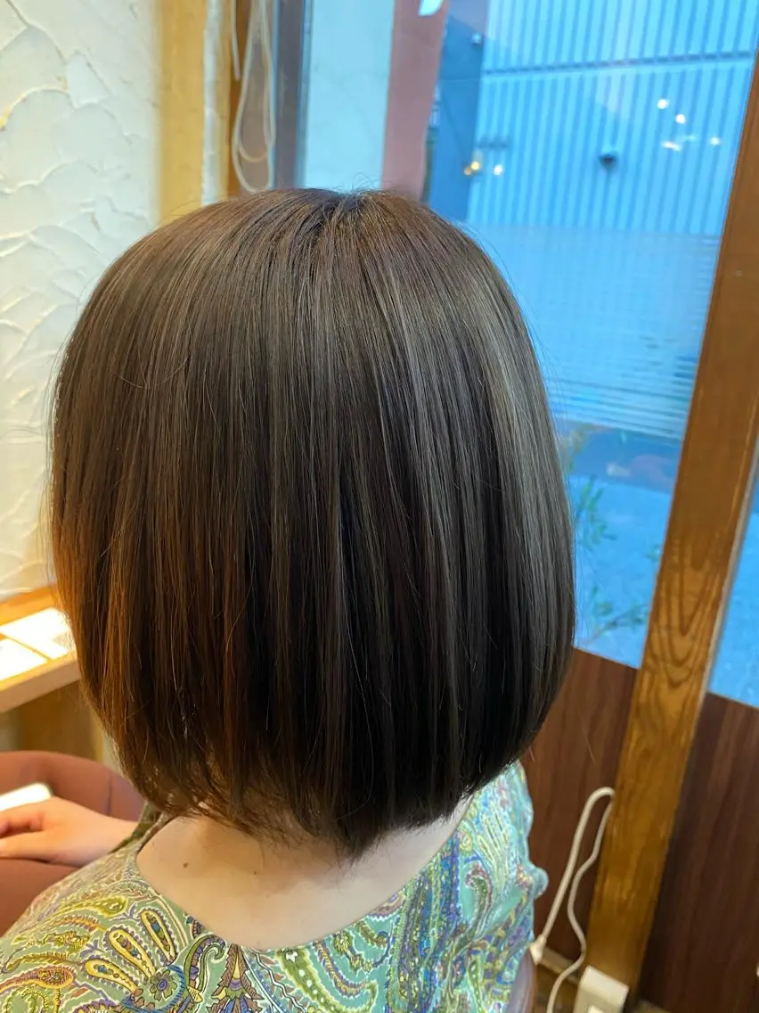 ショート カラー パーマ ヘアアレンジ メンズ キッズ ネイル マツエク・マツパ 🌈髪質改善・美髪矯 正・平野瀬乃🌈のヘアスタイル