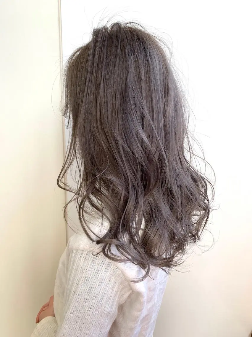 ロング カラー ブリーチ ケアブリーチ カット ヘアカラー インナーエクステ渋谷 🦋KAJIのヘアスタイル