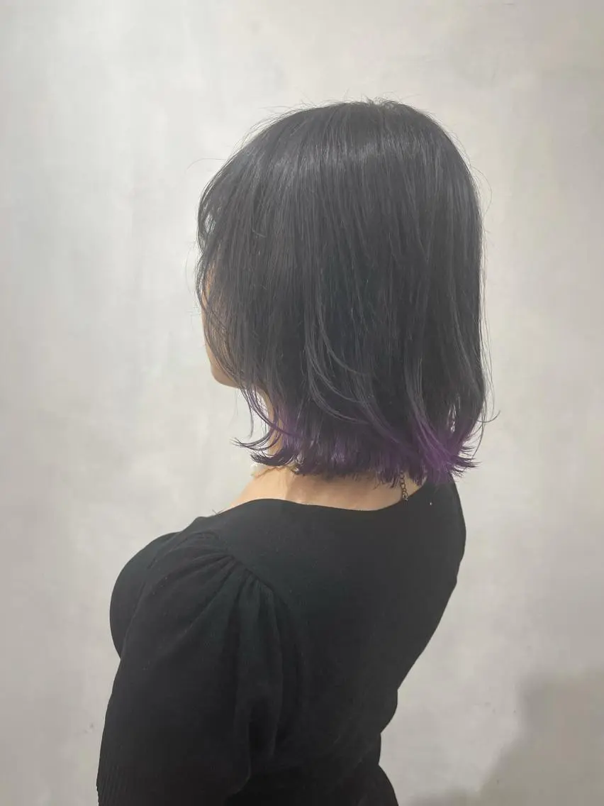 ミディアム カラー ブリーチ ケアブリーチ 🦋レイヤーカット ミドリカワ🦋のヘアスタイル