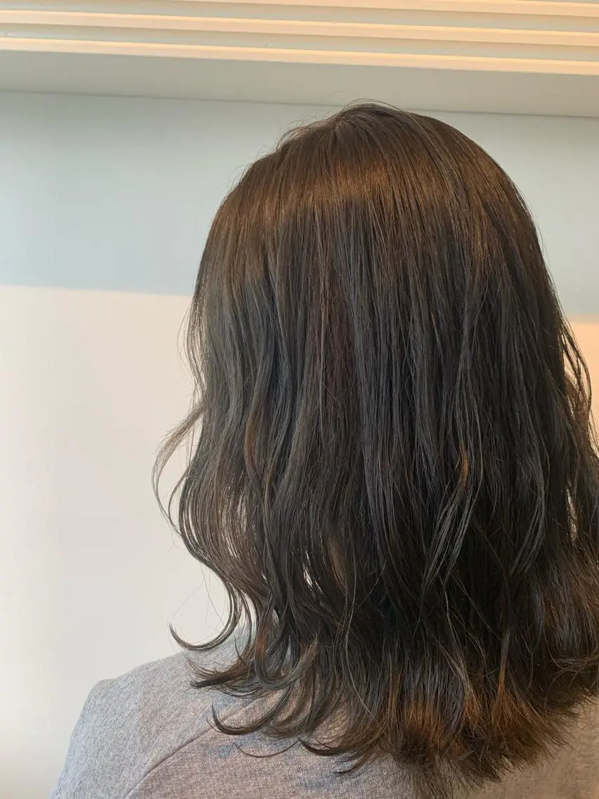 セミロング カット ヘアカラー トリートメント ヘッドスパ ヘアセット 大宮/山口 竣也のヘアスタイル