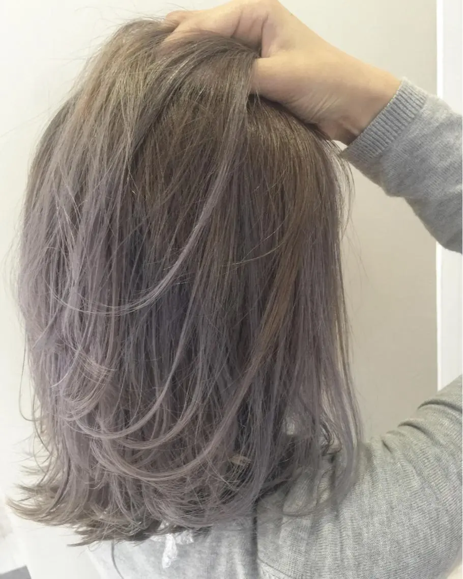 ミディアム カラー カット トリートメント ヘアセット LAS 代表 ナガカワ コウヘイのヘアスタイル