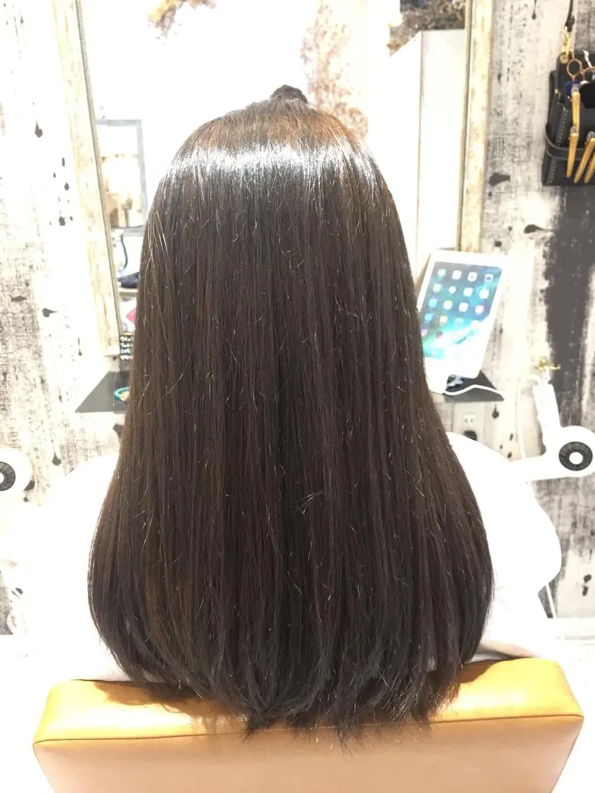 ロング カラー 外国人風カラー トリートメント 【店長】木内 千晶のヘアスタイル