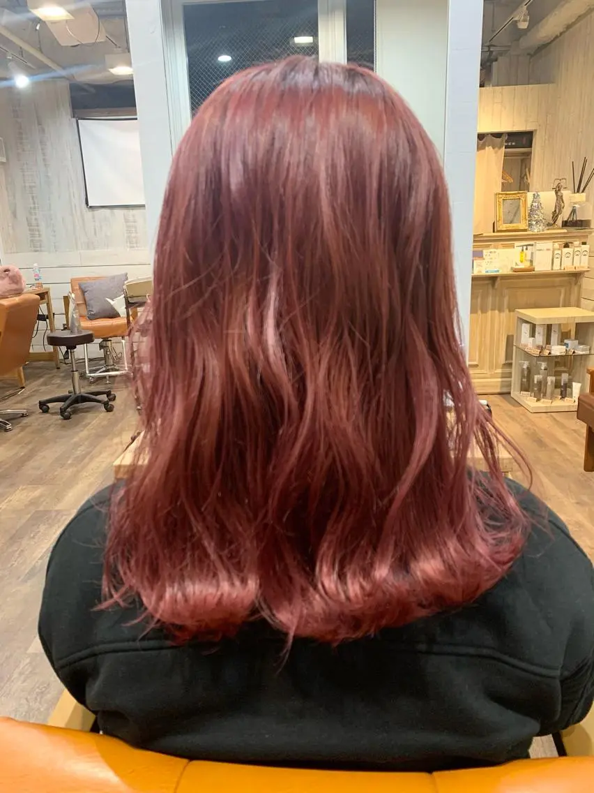 セミロング カラー 初めてでも失敗しない 透明感カラー Miiのヘアスタイル