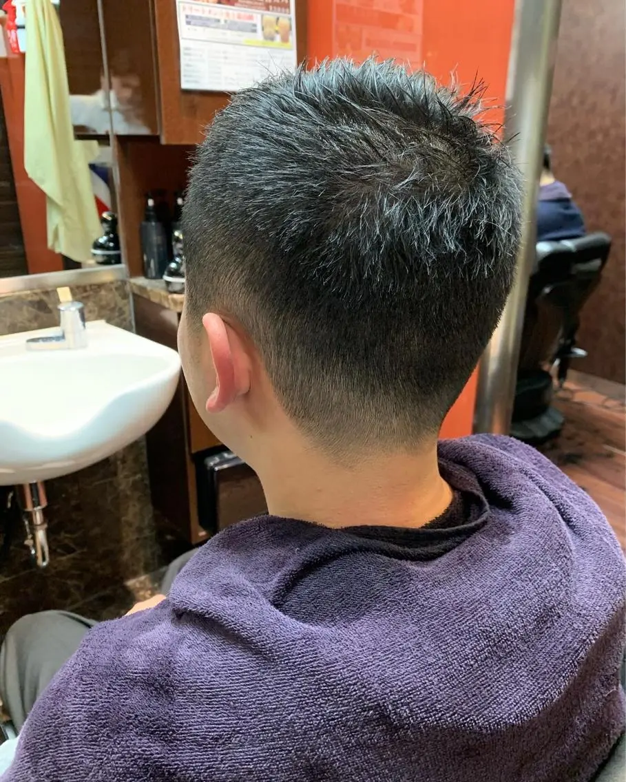ショート メンズ 羽木 隆徒のヘアスタイル