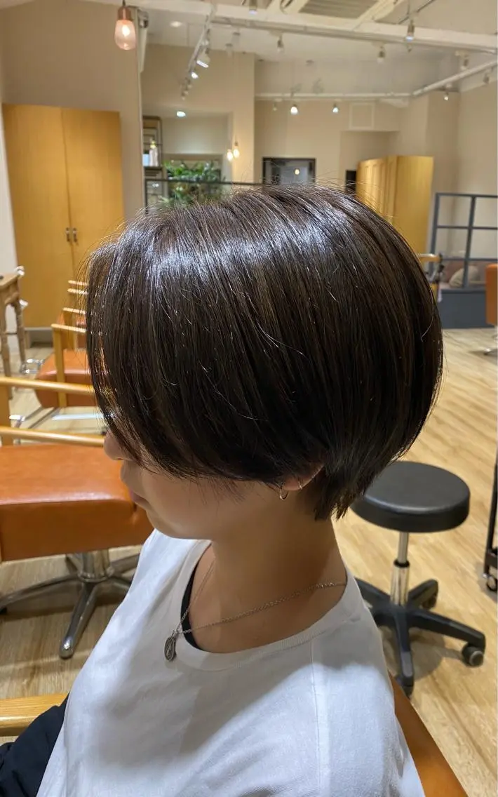 ショート ハンサムショート ショートヘア カット 田中 美沙希のヘアスタイル