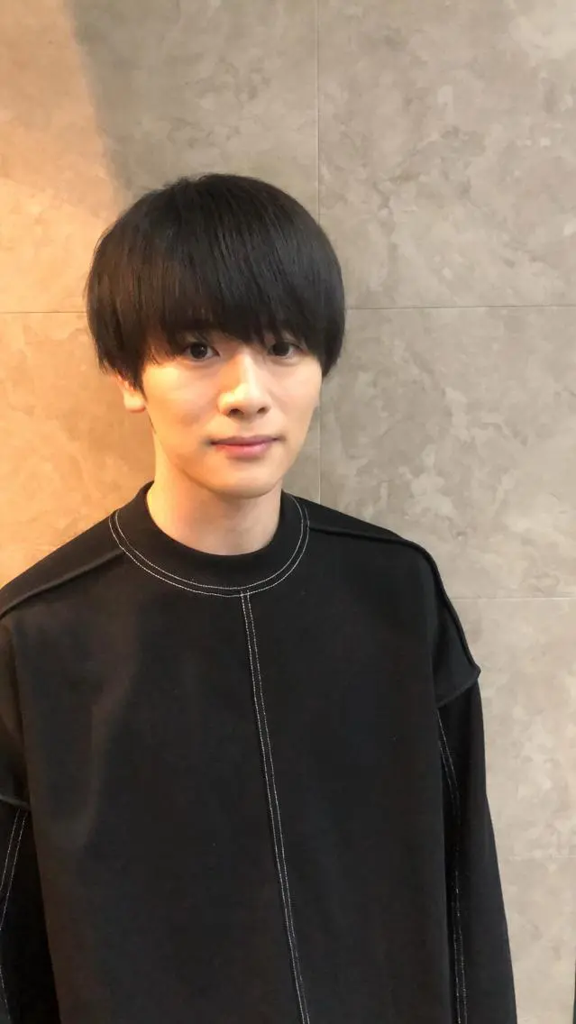 ショート カラー メンズ カット トリートメント パーマ比率50% 辻本耀二郎のヘアスタイル