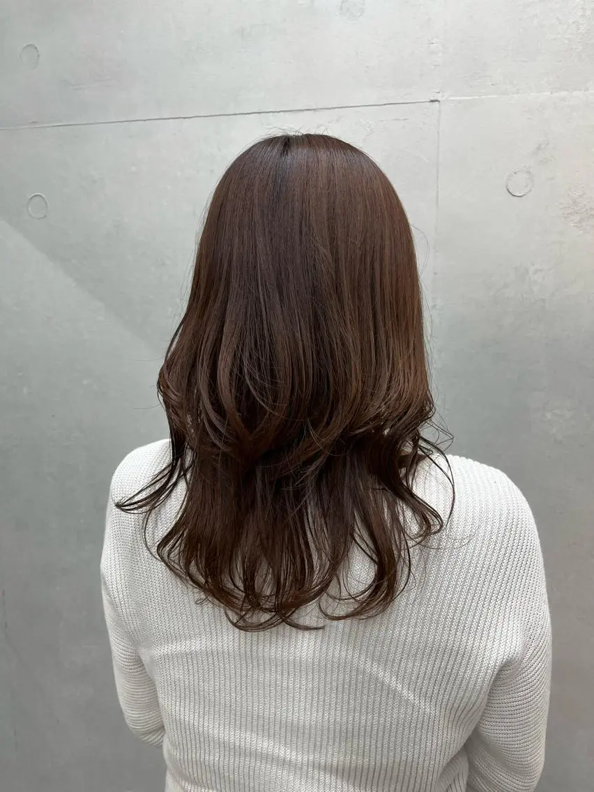 ロング カラー clomus AZUのヘアスタイル