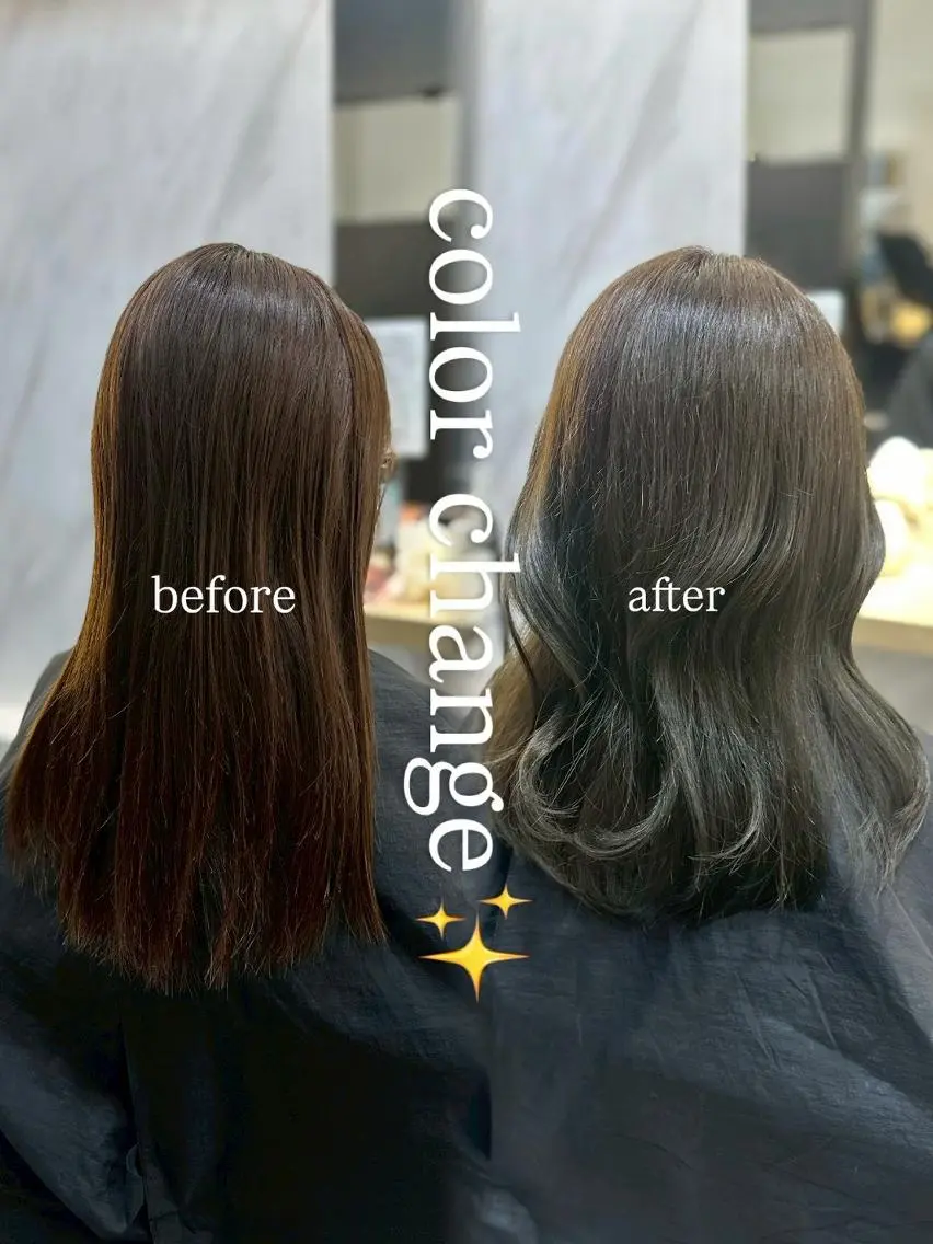 ミディアム カラー L.E.M 仙台のヘアスタイル