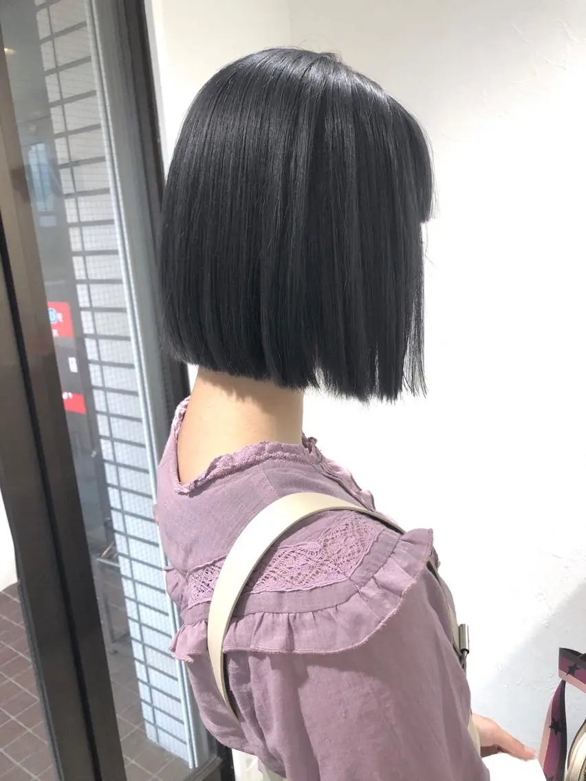 ミディアム カラー アッシュ ブリーチ ヘアカラー 🤍2nd🤍田所 美希のヘアスタイル