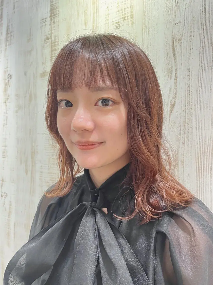 ミディアム 顔周りカット nana 🌼のヘアスタイル