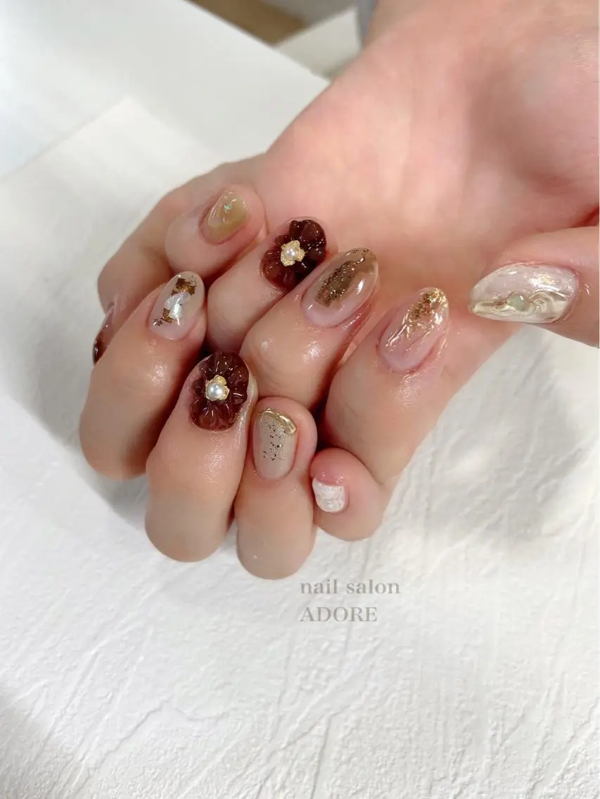 ネイル ぷっくりネイル Adore nailのネイルデザイン