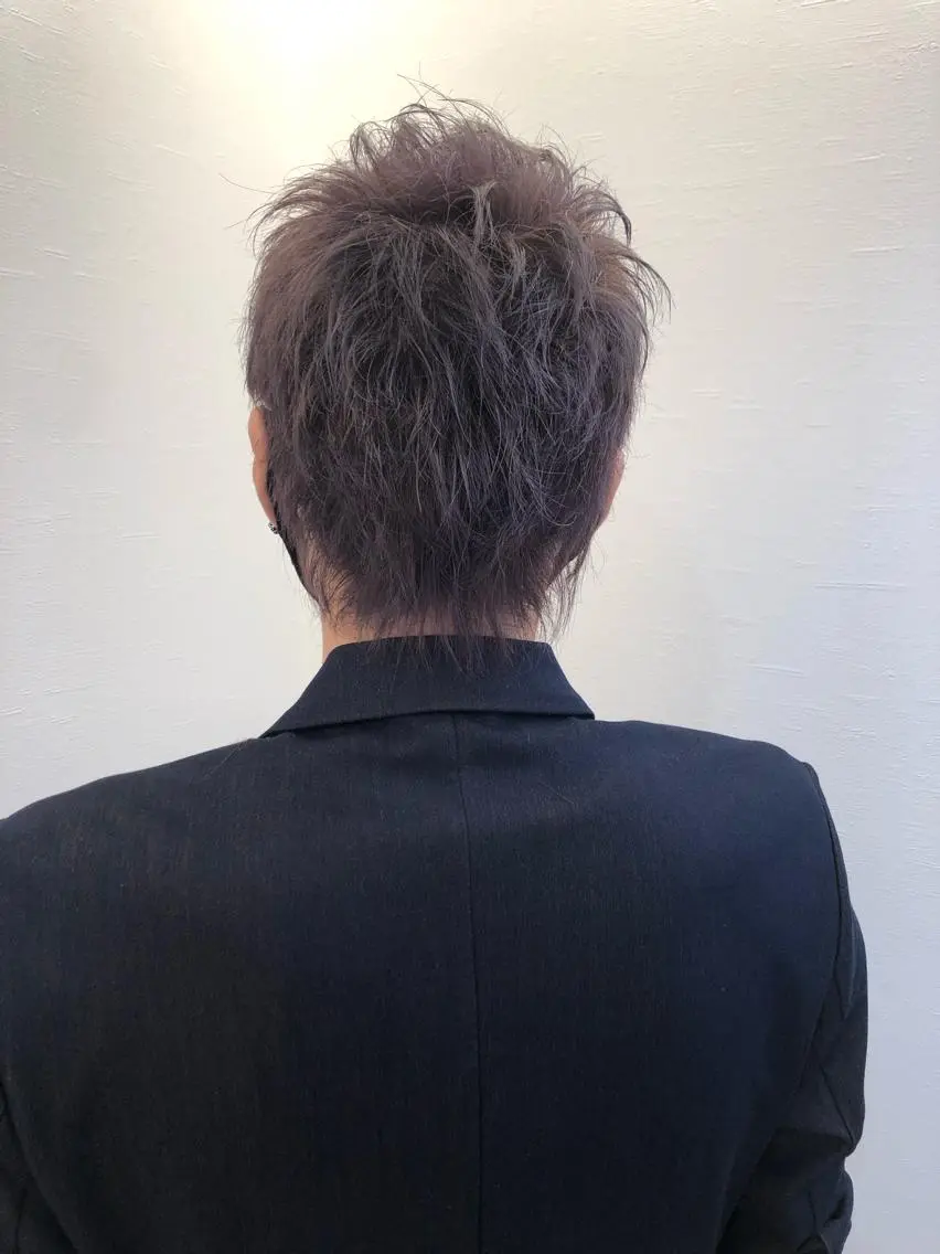 メンズ ツノガイ エリのヘアスタイル