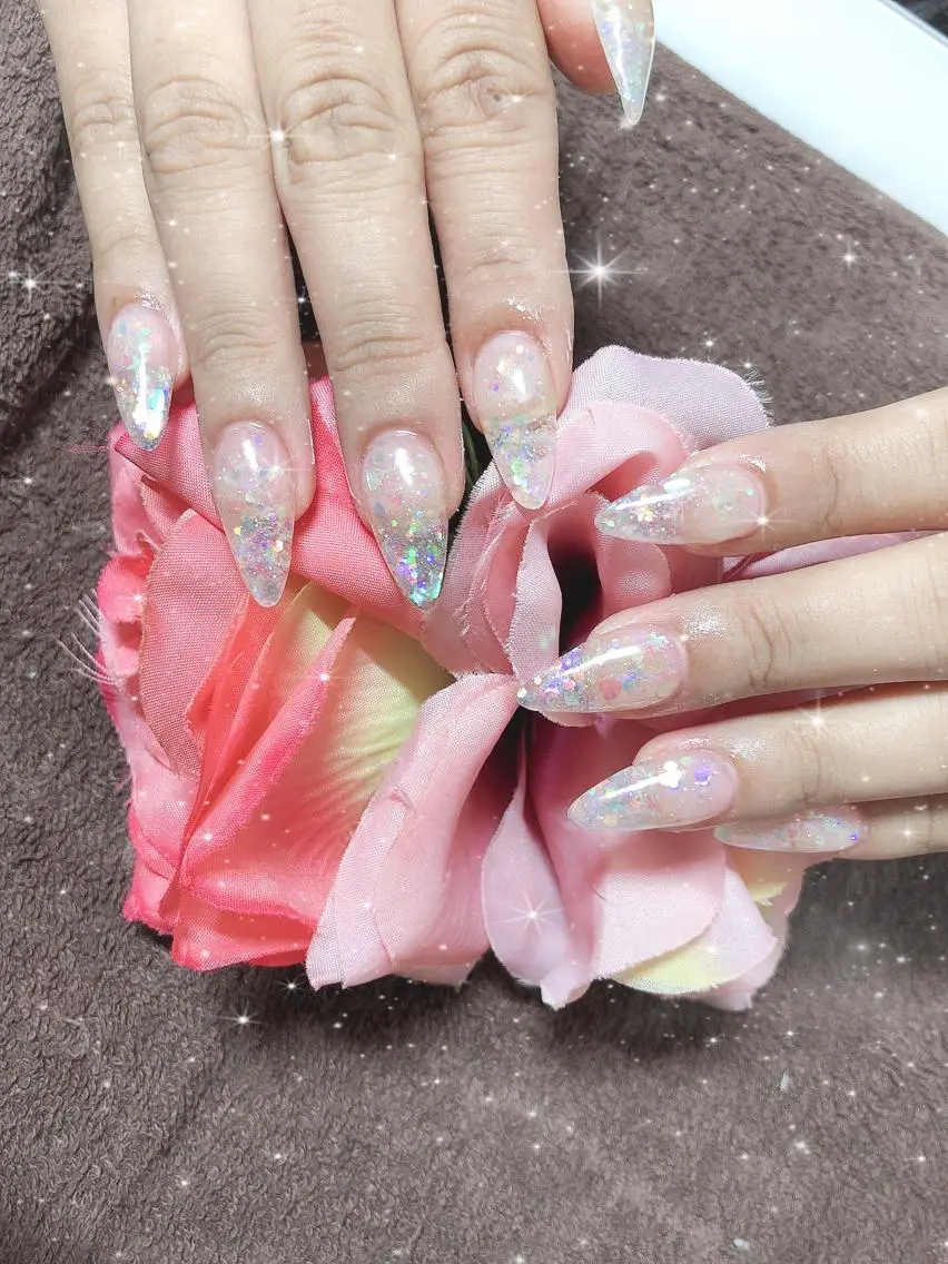 ミディアム ネイル ハンドネイル 《LB》ラブリエ Nail&eyeのマツエク・マツパデザイン