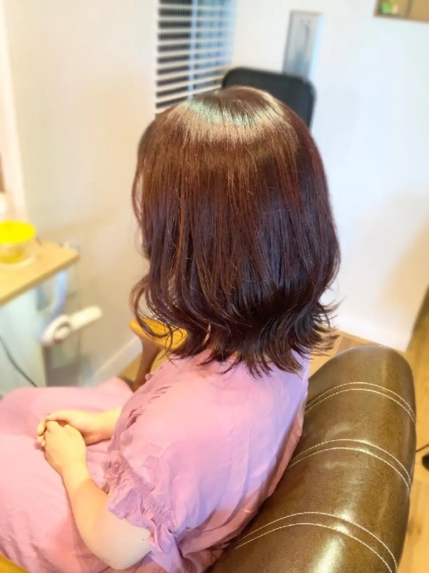カラー ブラウンカラー ピンクカラー カット ヘアカラー トリートメント 堀 望美のヘアスタイル