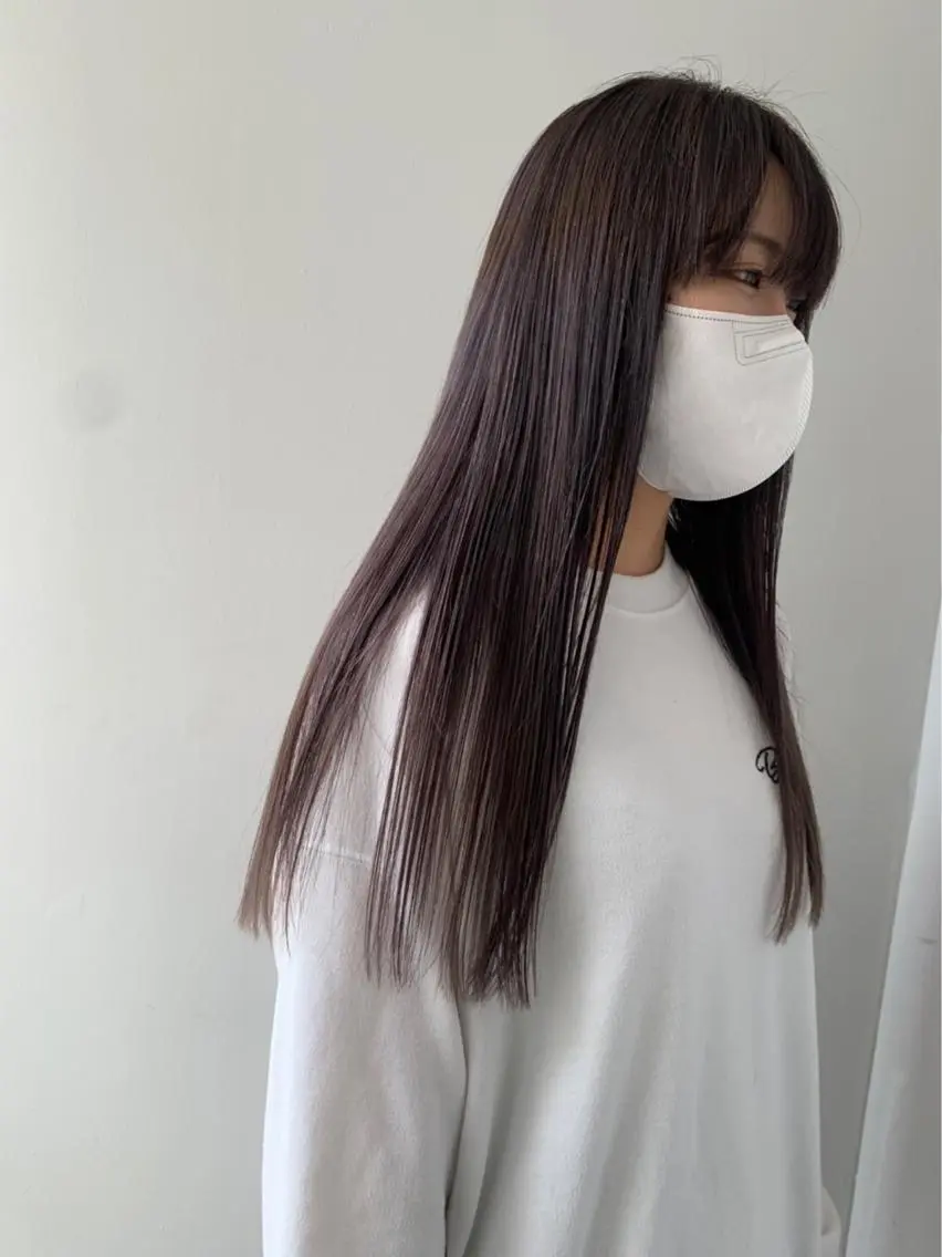 カラー ふわっと抜け感🫧 ブラウンベージュ🤎のヘアスタイル