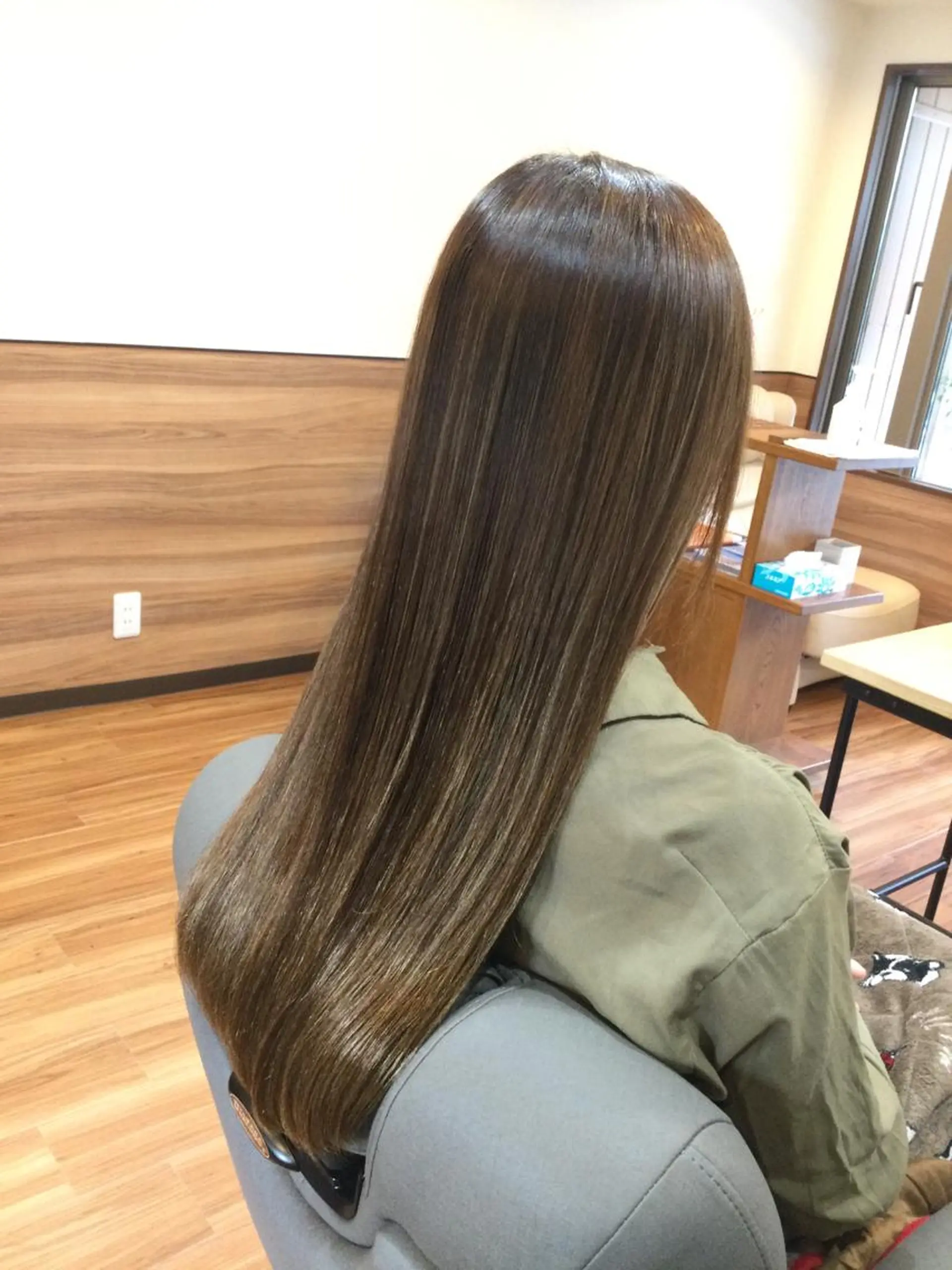 ロング パーマ 縮毛矯正 トリートメント Annon プライベートサロンのヘアスタイル