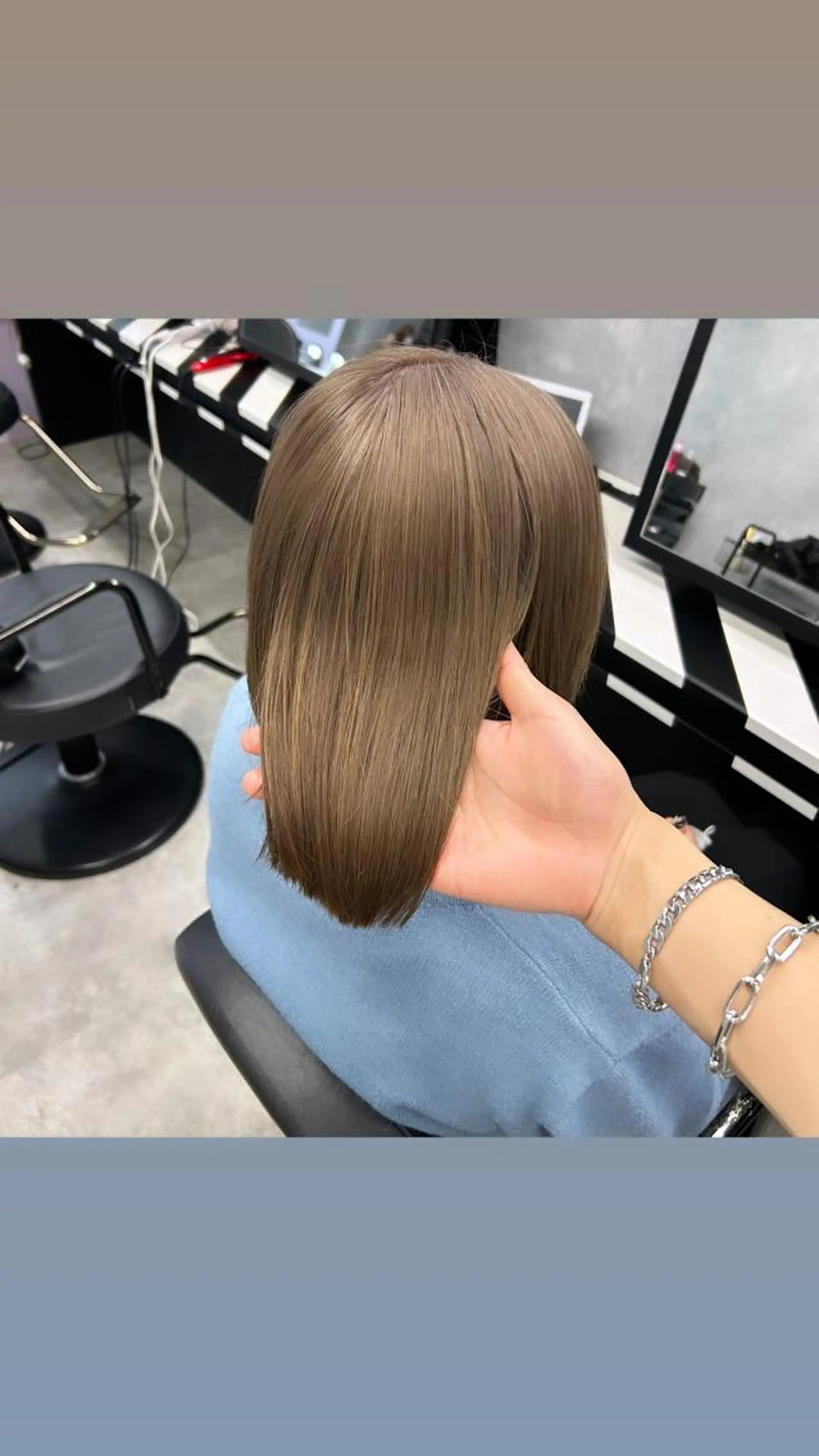 ミディアム 縮毛矯正・髪質改善 特化 出納 直起のヘアスタイル