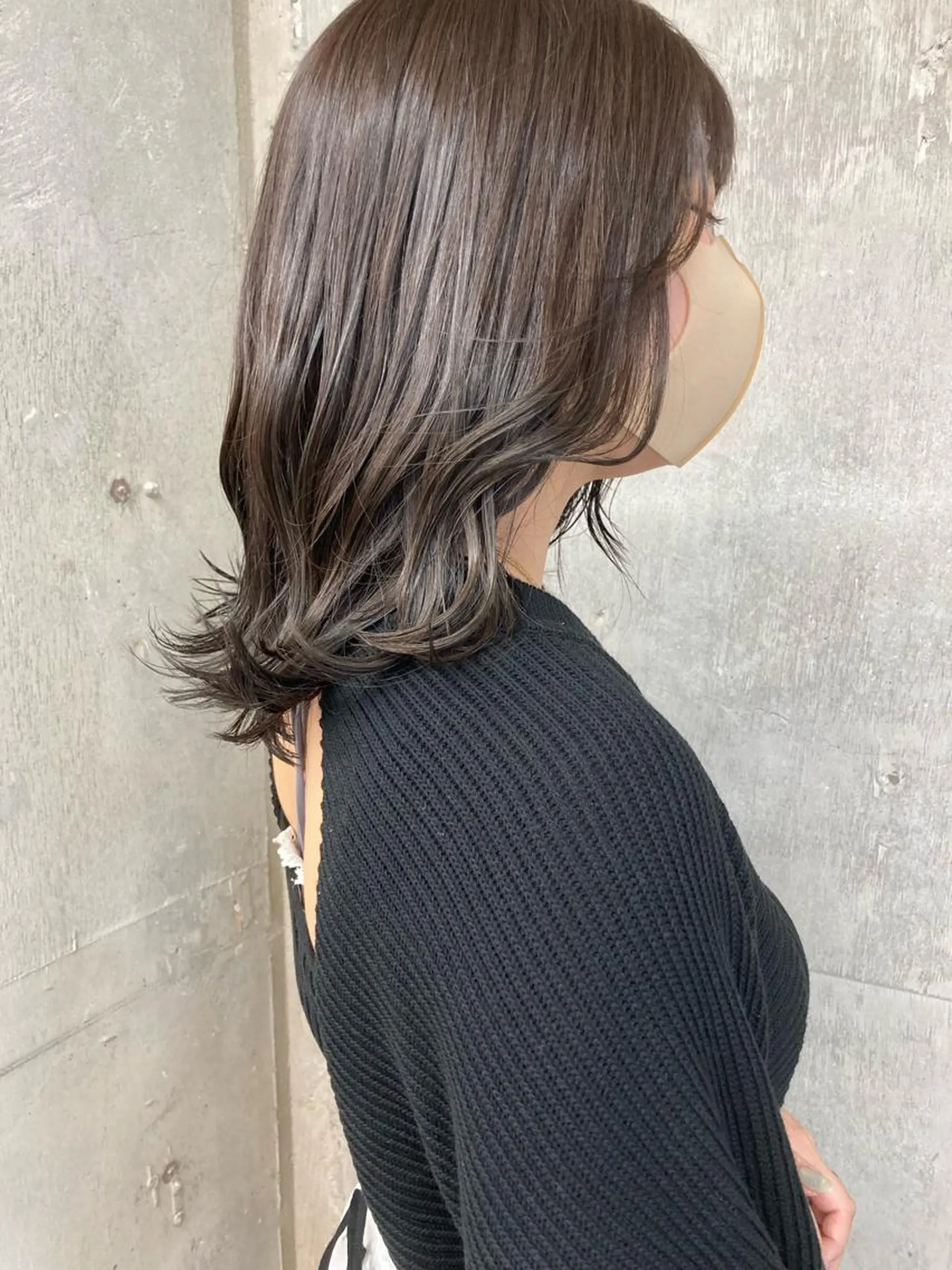 ミディアム カラー ベージュカラー 小木曽智美 /ボブ/ショートのヘアスタイル