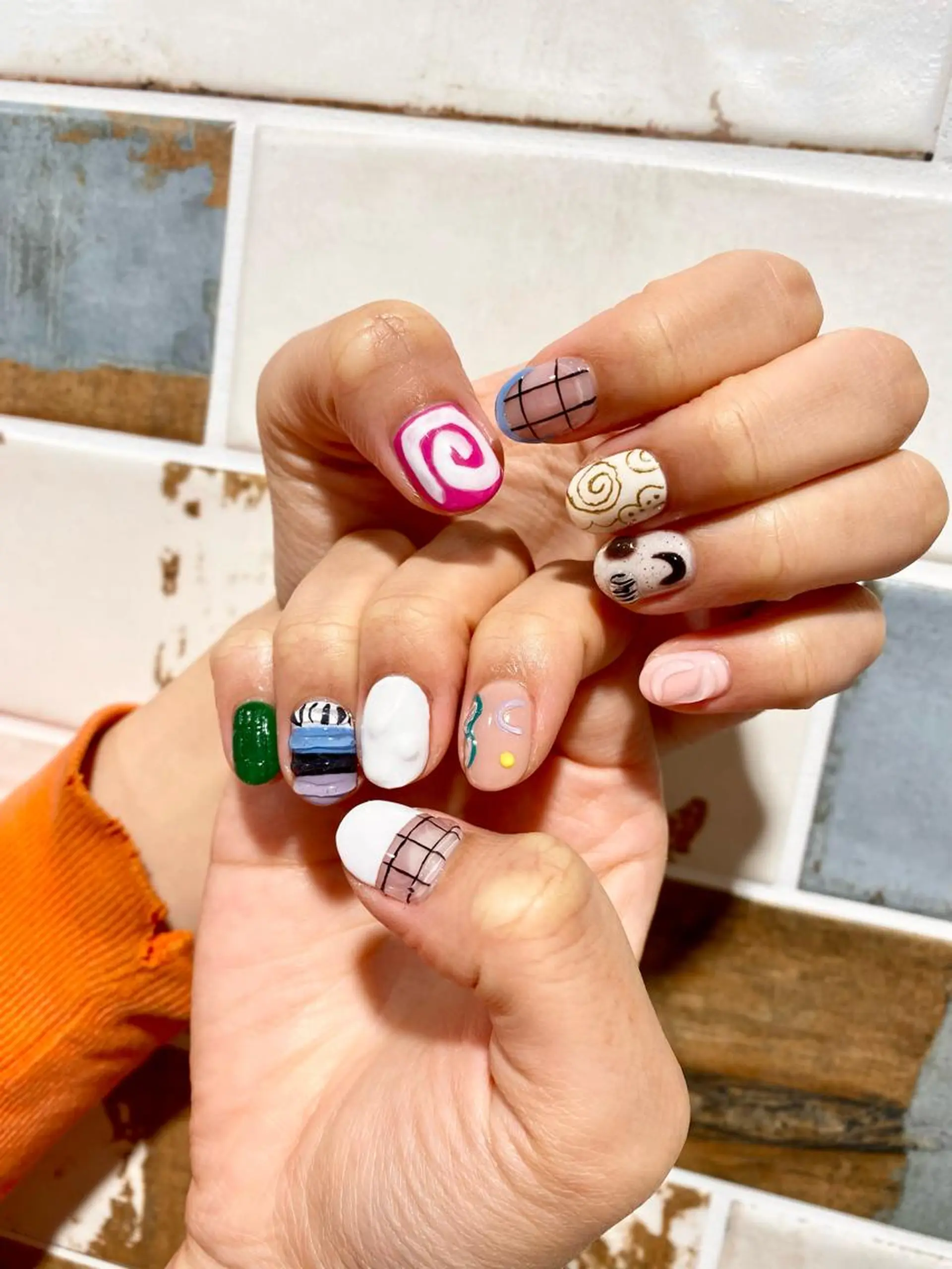 ネイル ニュアンスネイル ハンドネイル フジタ エリカのネイルデザイン