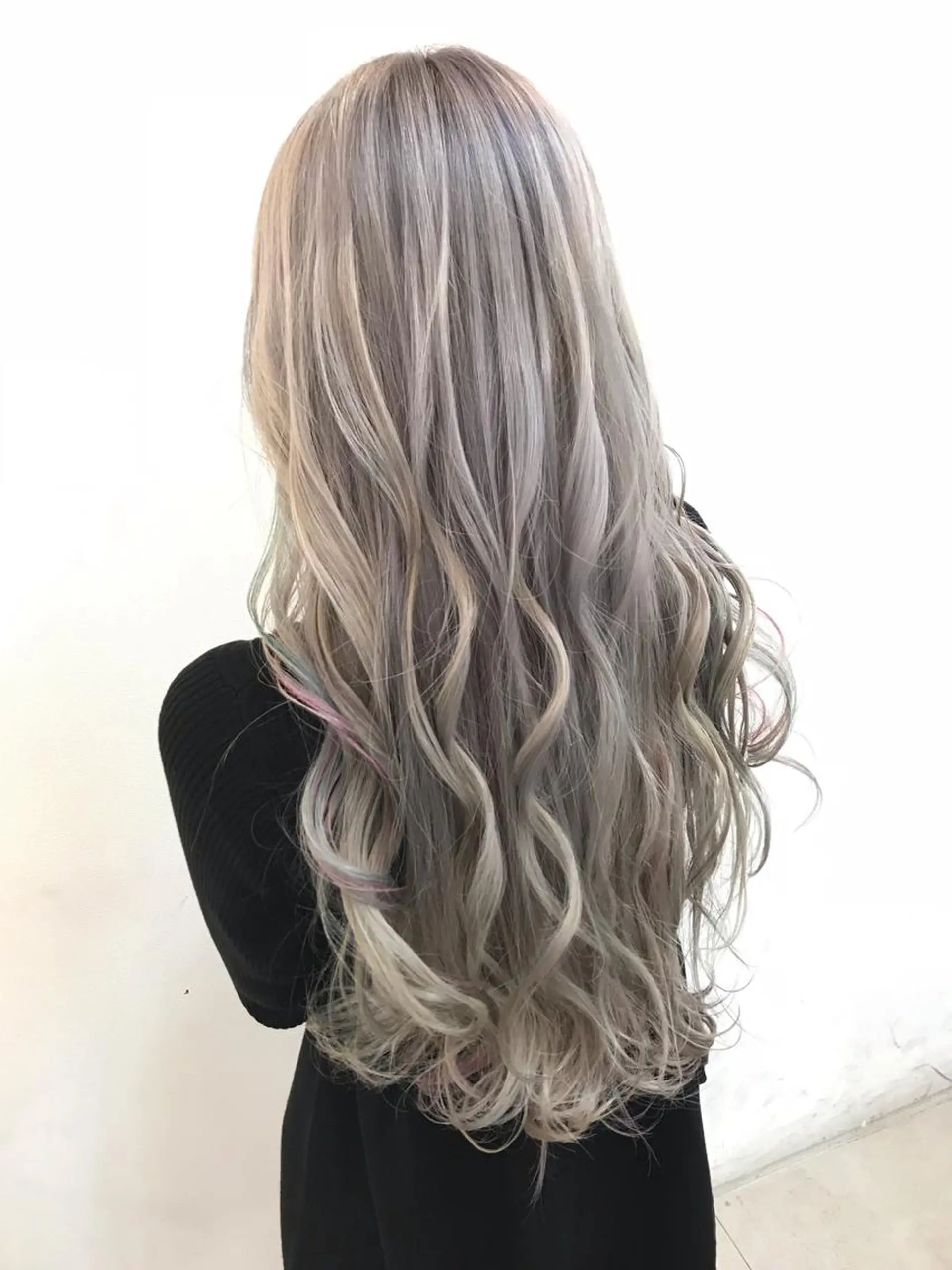 ロング パーマ ロング カット ヘアカラー トリートメント APSEE メンズカラー特化のヘアスタイル