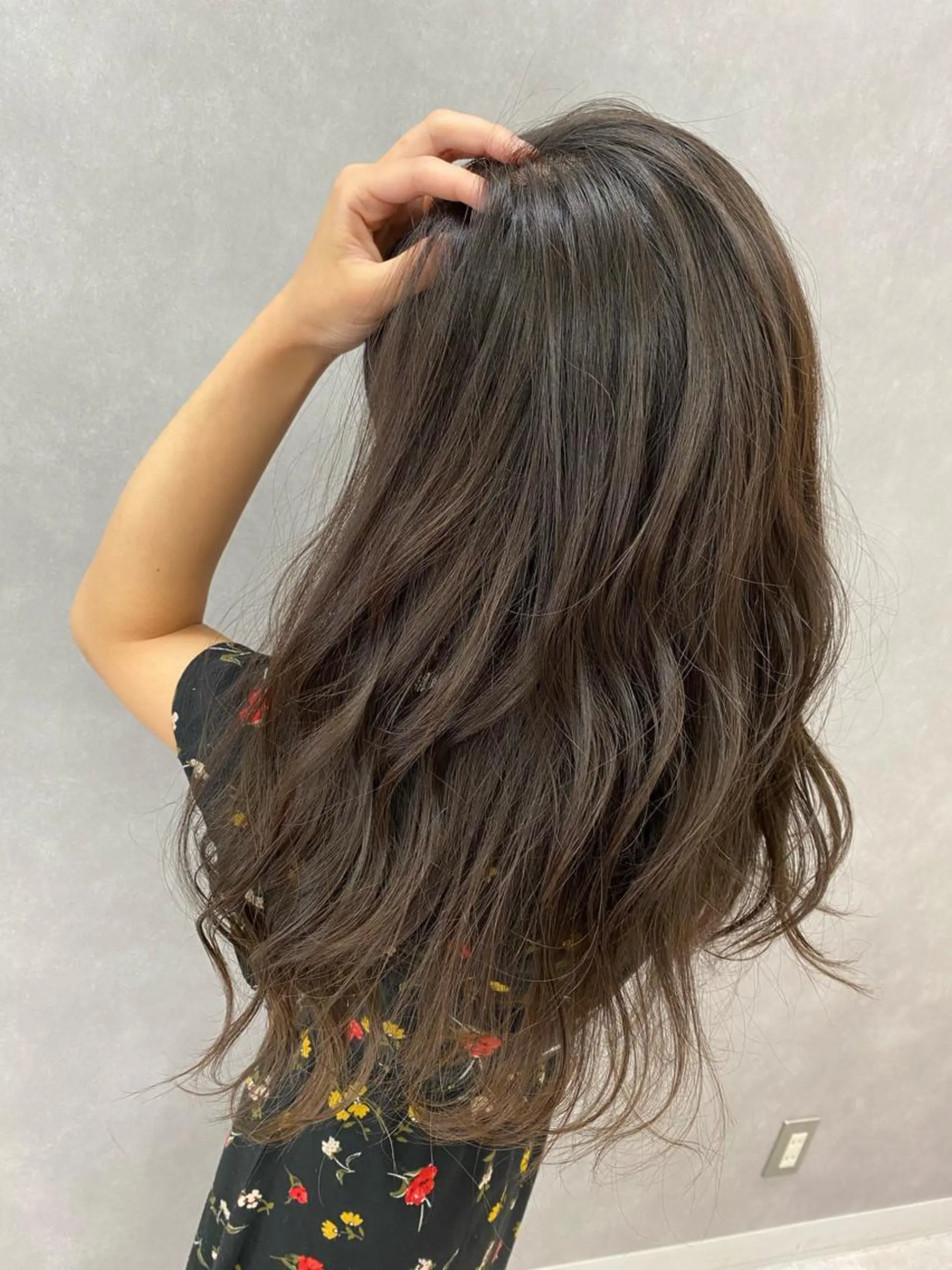 ロング カラー カット ヘアカラー トリートメント 【髪質改善　艶髪】 布川　莉穂のヘアスタイル