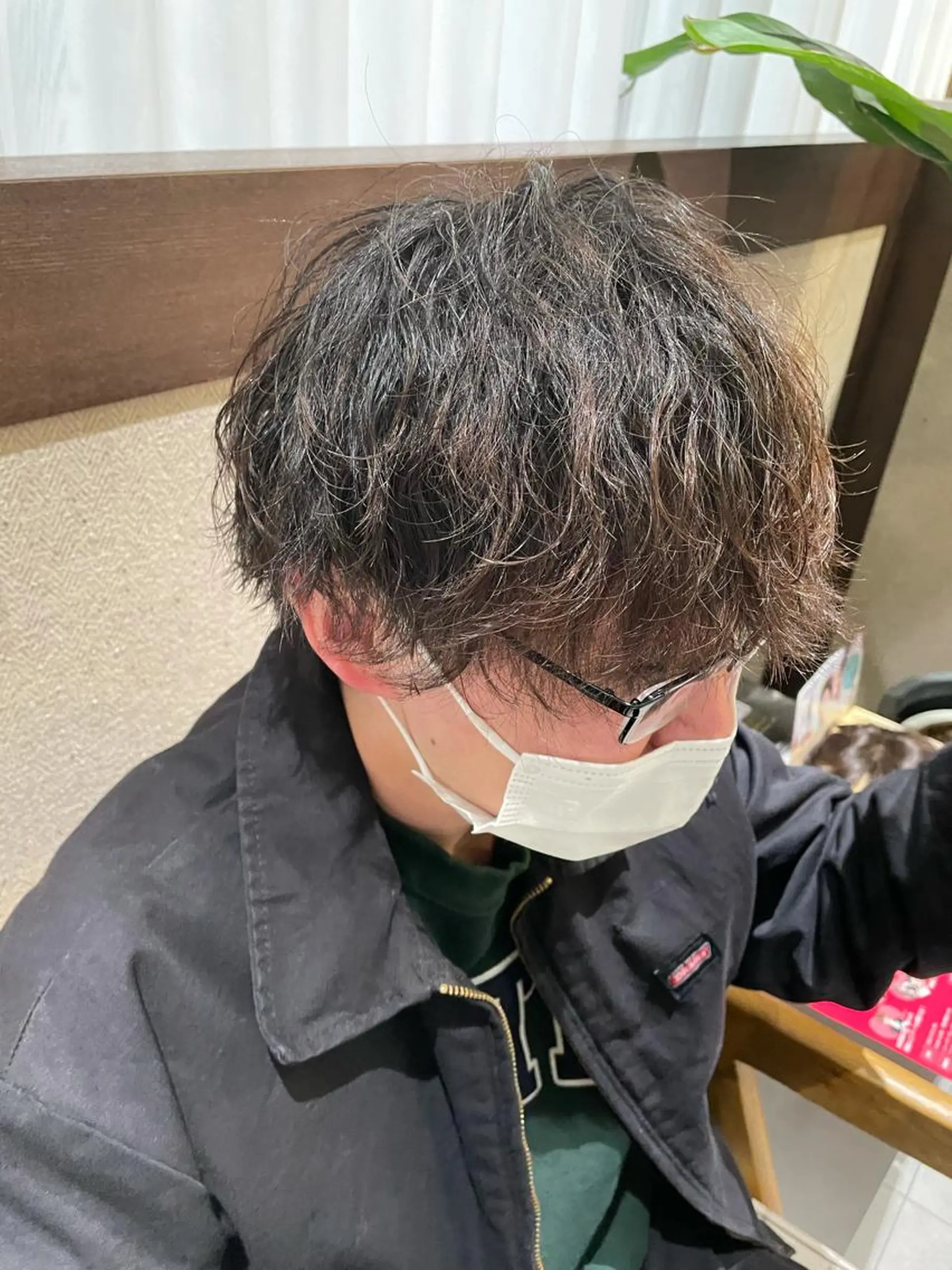 パーマ メンズ メンズパーマ 波巻きパーマ カット パーマ 高木 櫻のヘアスタイル