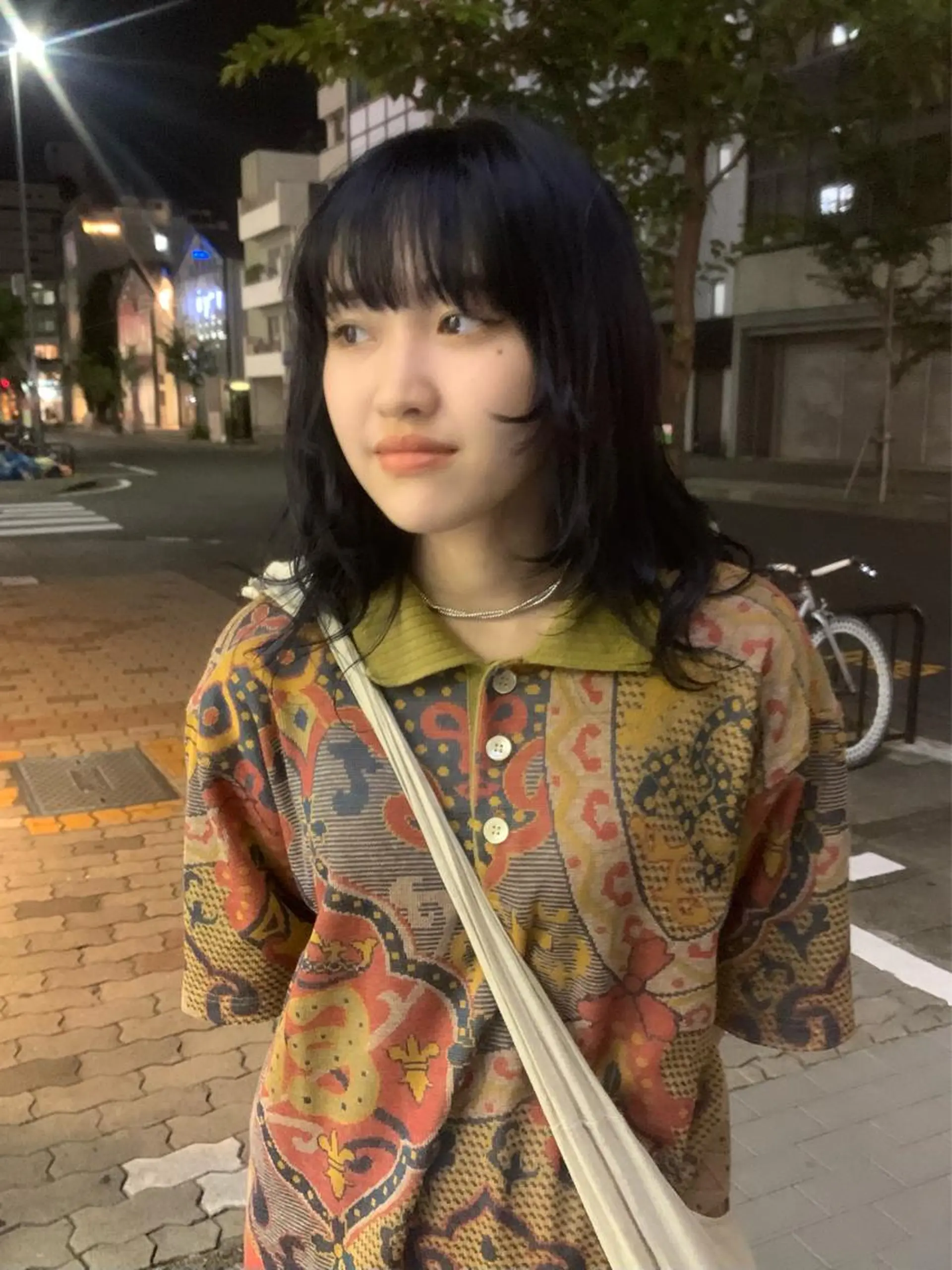 セミロング カラー 黒髪 ブリーチ ブルーカラー ブルーブラック joh/メンズ/ ブリーチ/矢場町のヘアスタイル