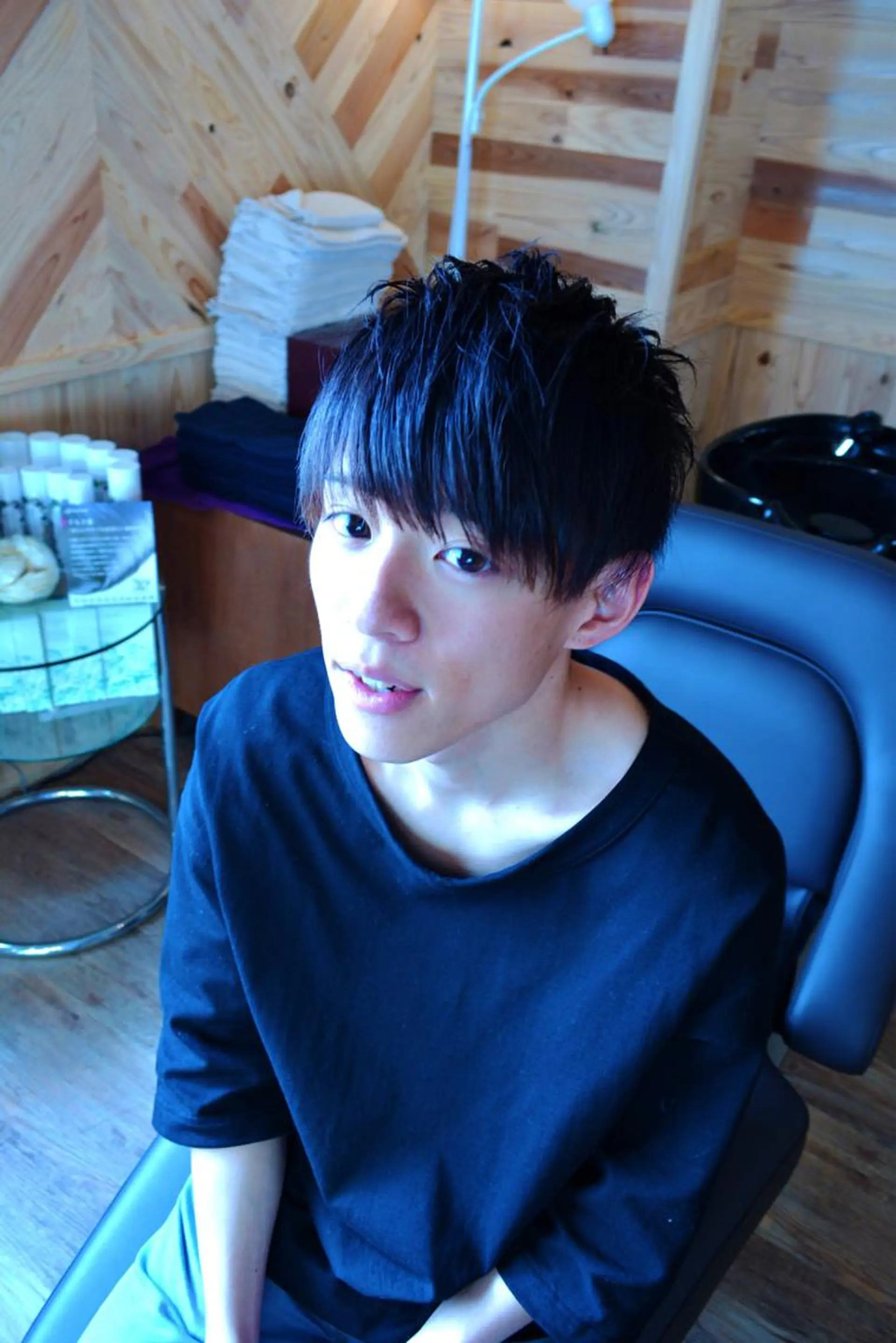 ショート カラー パーマ レイヤーカット belle chambreイブカのその他イメージ