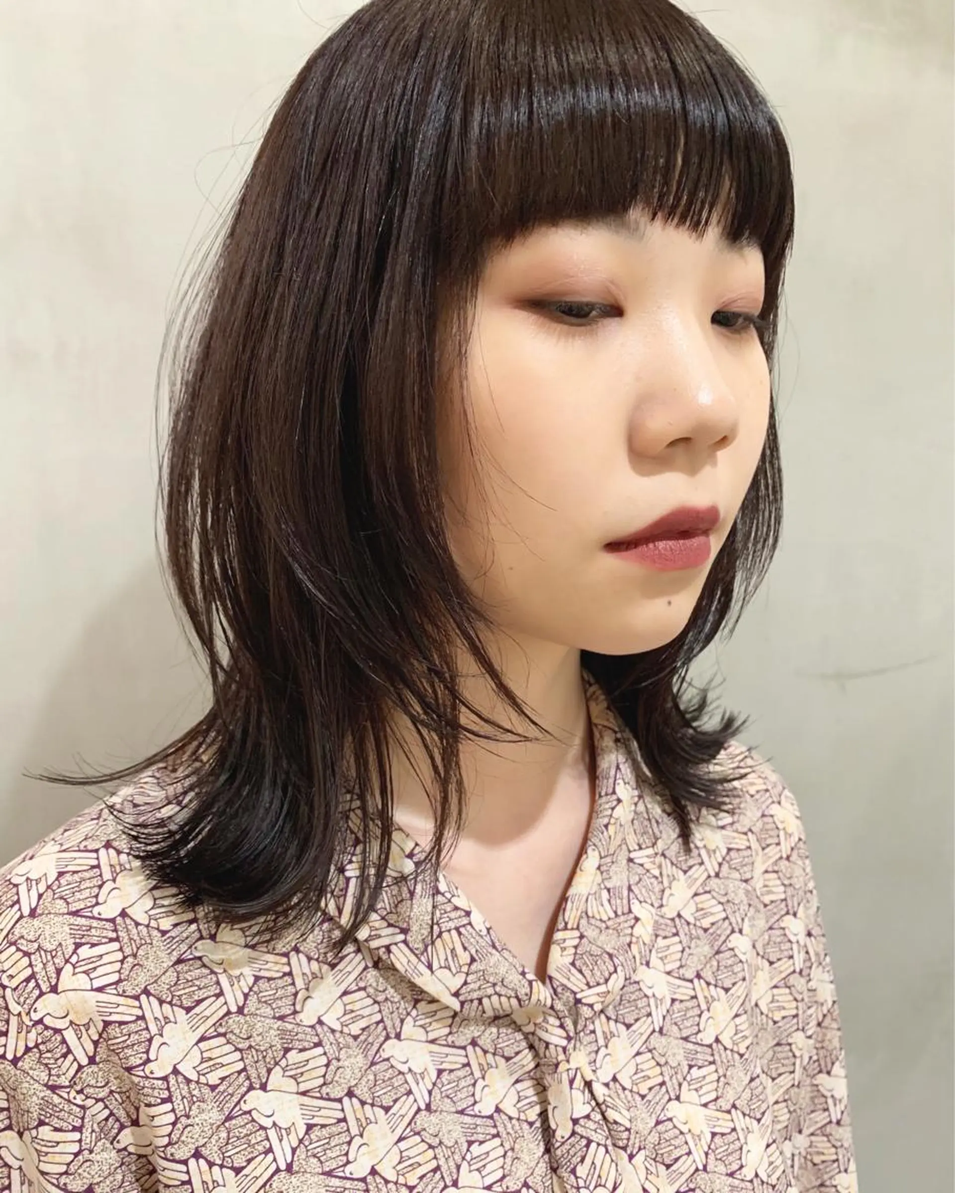 ミディアム カラー カット ヘアカラー トリートメント 優作 〜圧倒的信頼〜のヘアスタイル