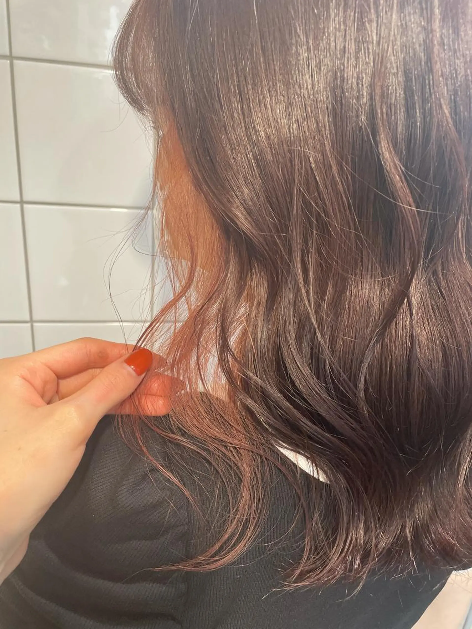 カラー 🪞韓国🤍大人っぽ 艶髪🤍FRUITSのヘアスタイル