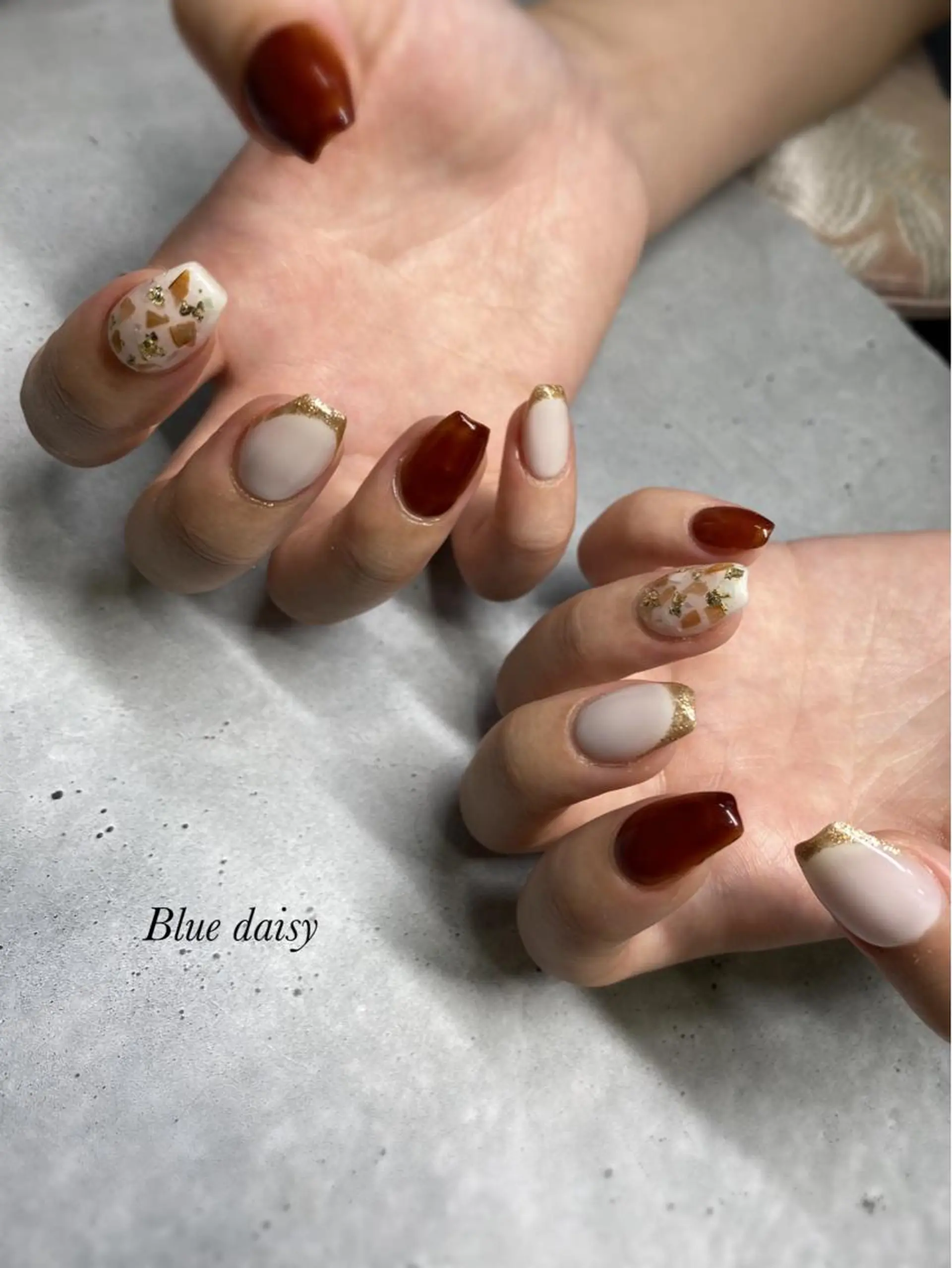 ネイル Blue daisy 栄本店のネイルデザイン