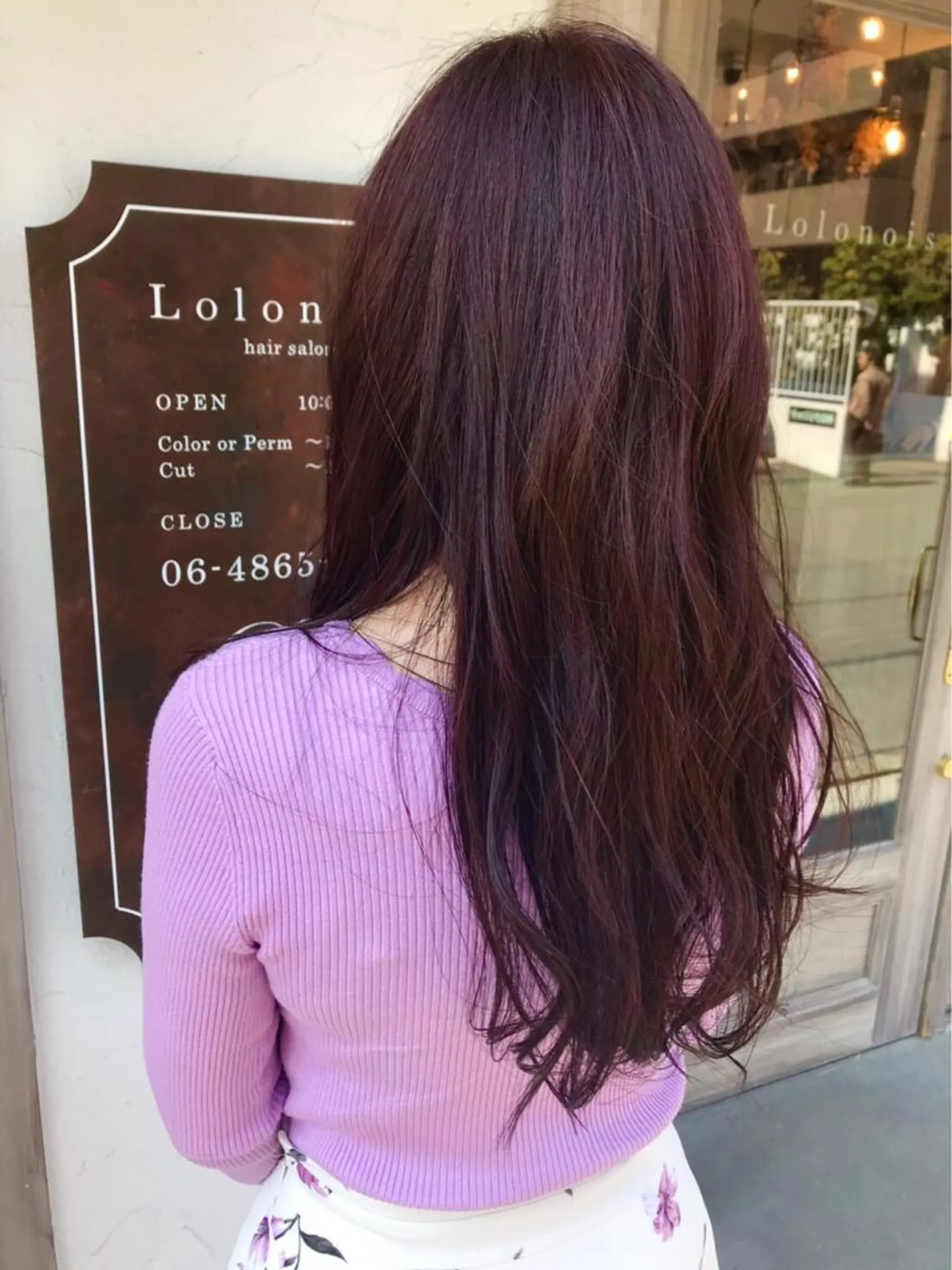 ロング カラー 透明感カラー ピンクカラー 美髪・髪質改善 有田怜平のヘアスタイル