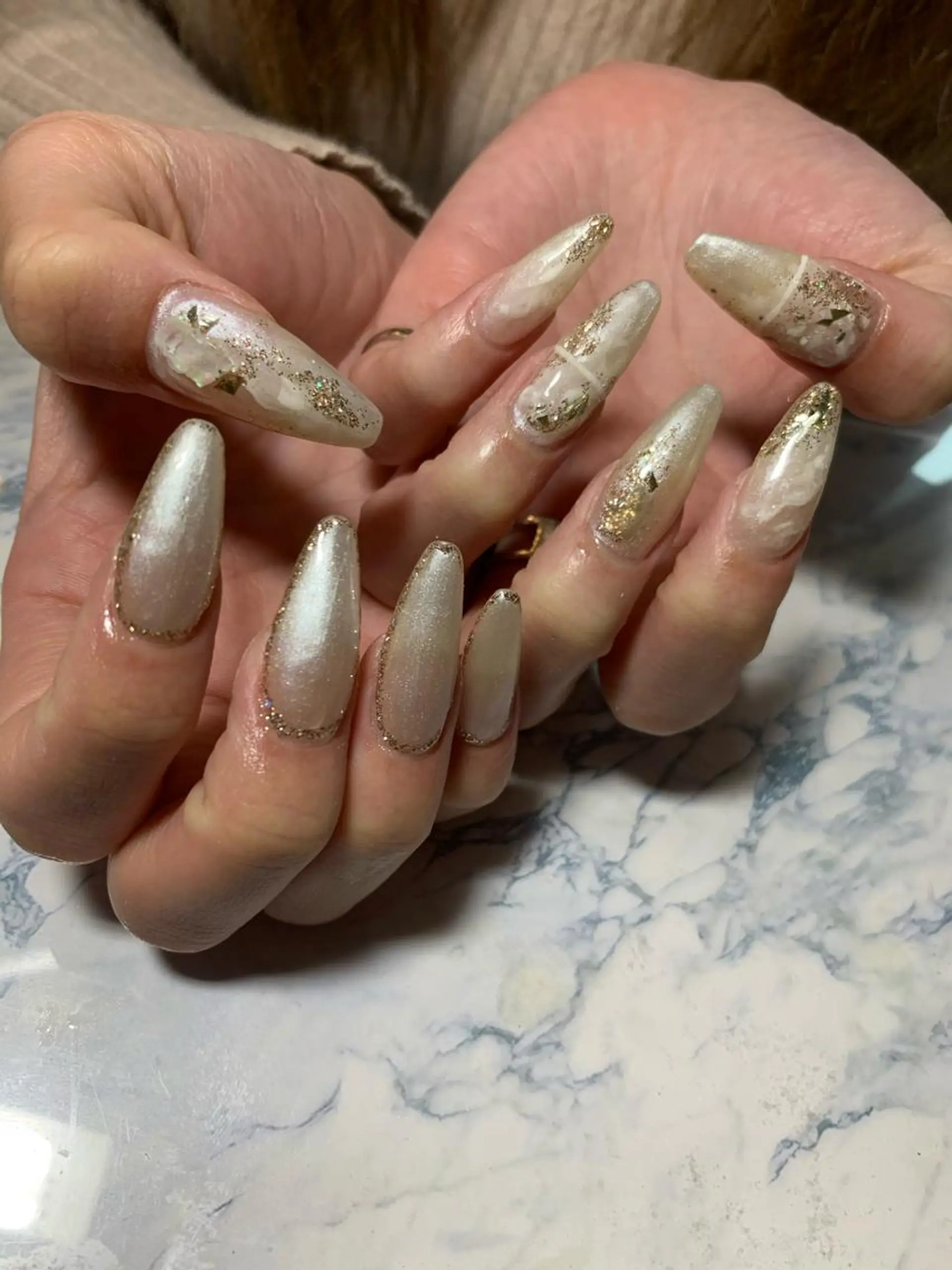 ネイル ハンドネイル 星 亜也加のネイルデザイン