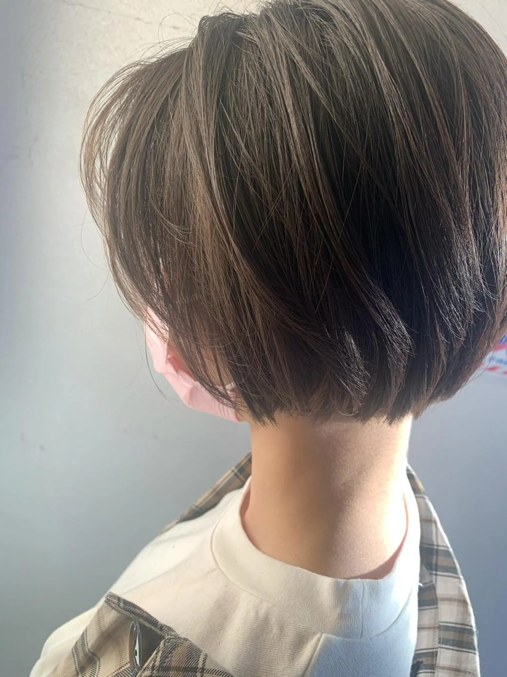 ショート カラー ショートボブ ボブ ショートヘア ハッシュカット/ボブ /レイヤー/彩奈のヘアスタイル