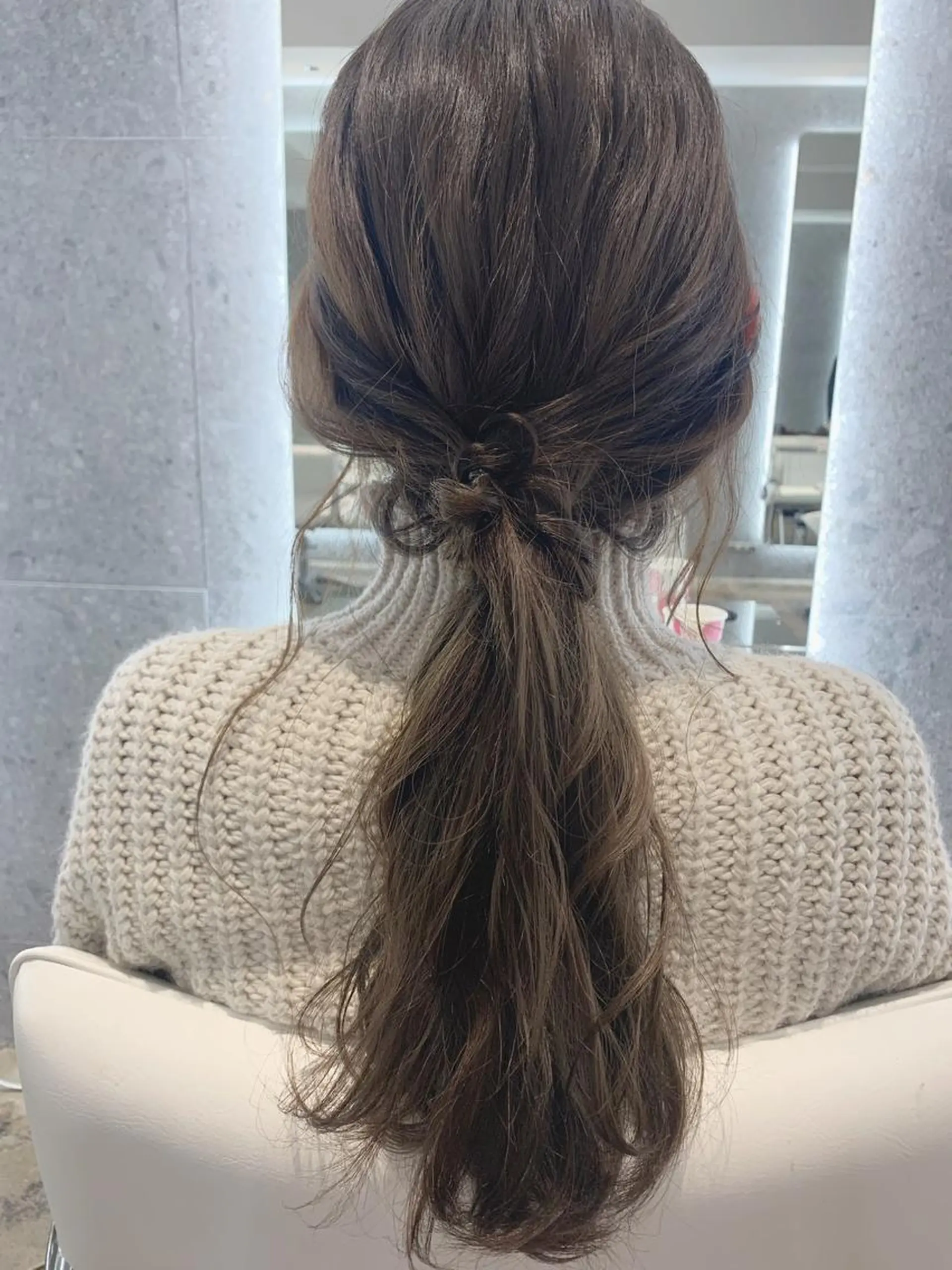 ロング カラー ヘアカラー トリートメント 山下 千明のヘアスタイル