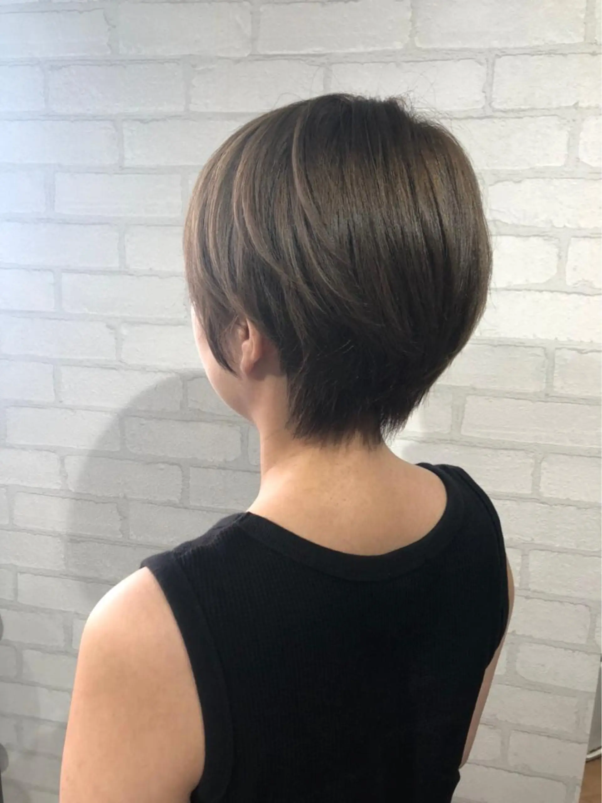 ショート カラー パーマ ヘアアレンジ ノンダメージサロンBonheur銀座並木通り店所属・ULTOWA/銀座 ERIのヘアスタイル