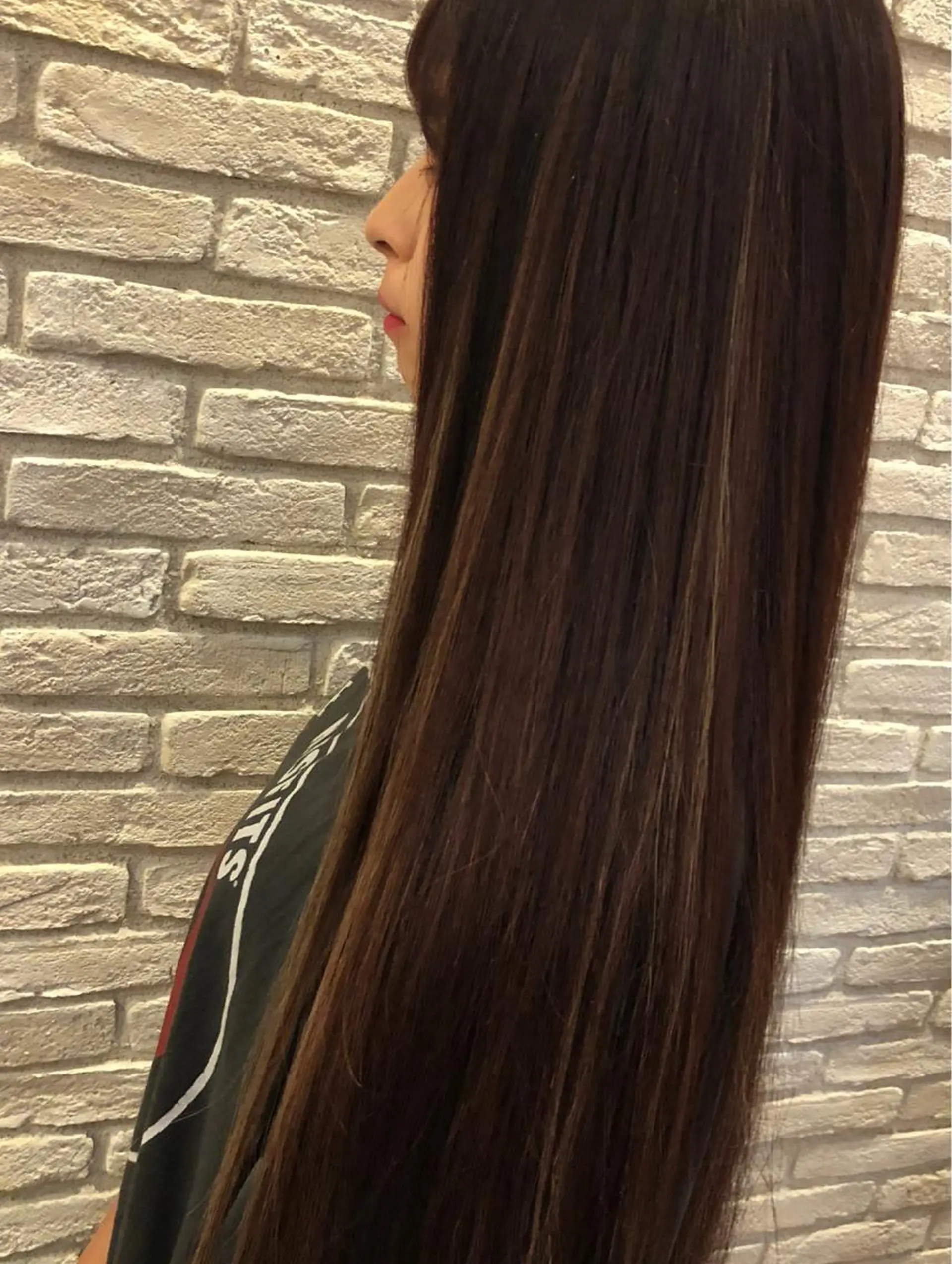 ミディアム カラー ハイライトカラー エクステ ハイライト なかがわ せいかのマツエク・マツパデザイン