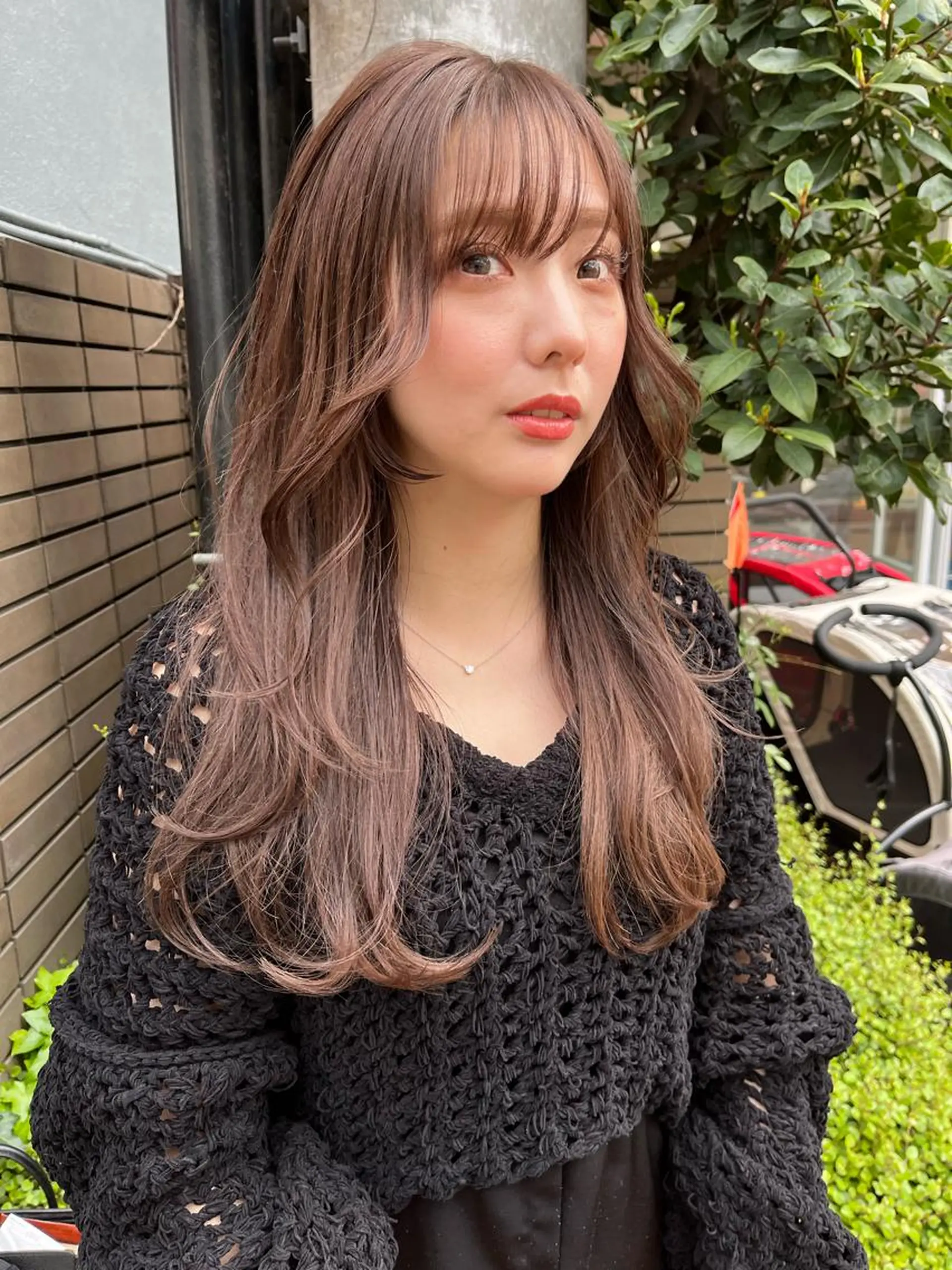 ロング カラー カット ヘアカラー トリートメント Pia hair Design Yakuin所属・松尾太樹 【pia】福岡美容室のヘアスタイル