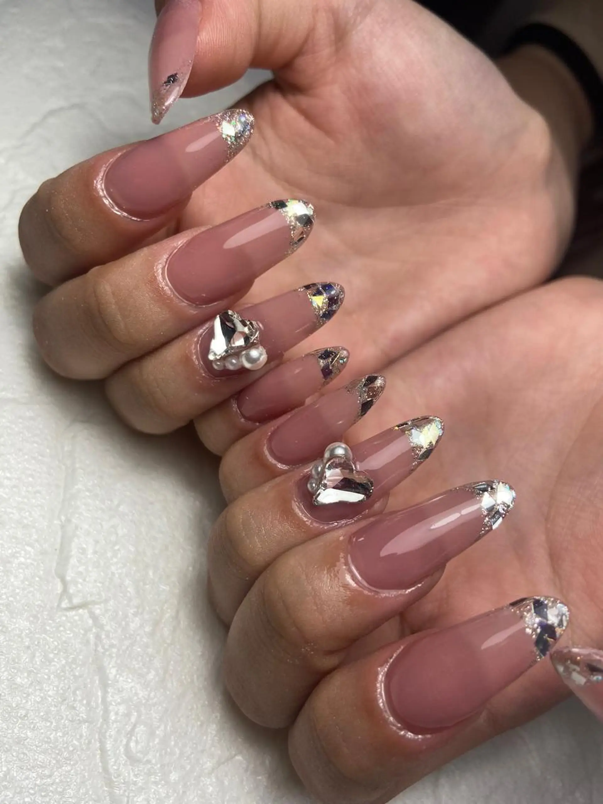 ロング ネイル 山崎 怜のネイルデザイン