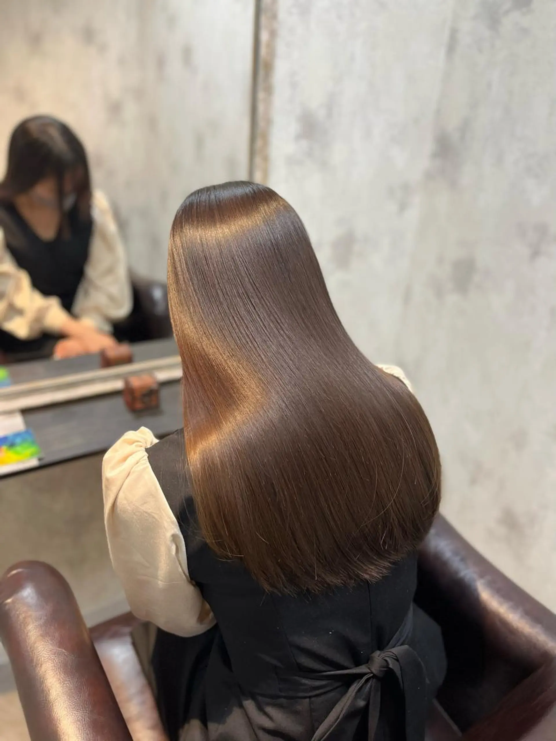 ロング 髪質改善 トリートメント トリートメント ヘッドスパ ヘアセット 髪質改善/縮毛矯正 芹沢のヘアスタイル