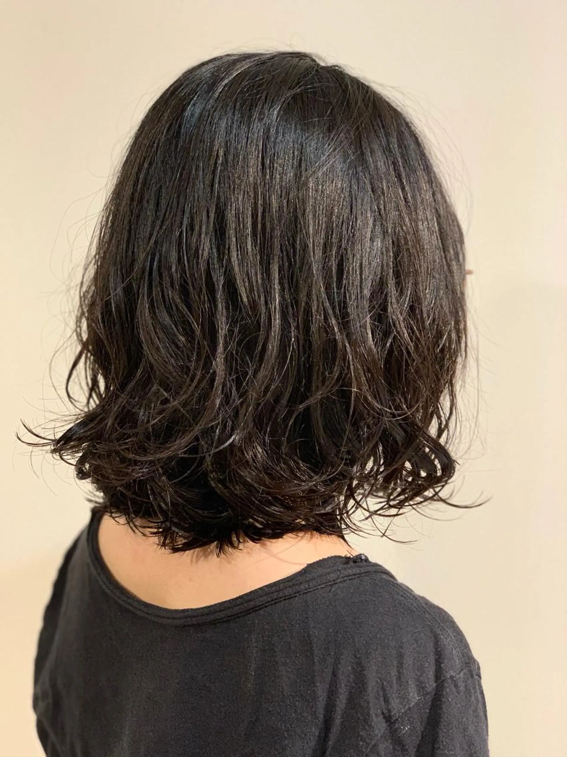 ミディアム ミディアムパーマ カット パーマ ながやま まいのヘアスタイル