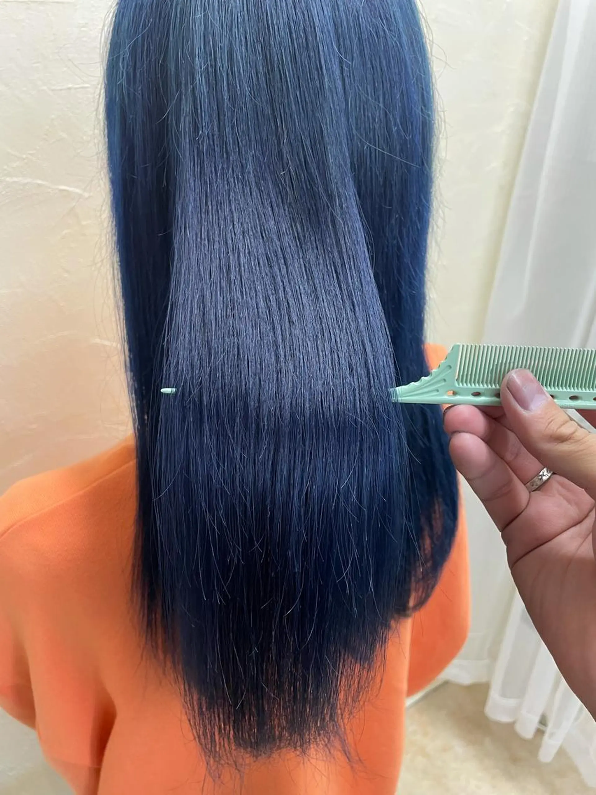 ロング カラー ケアブリーチ /髪質 改善/古橋圭史郎のヘアスタイル